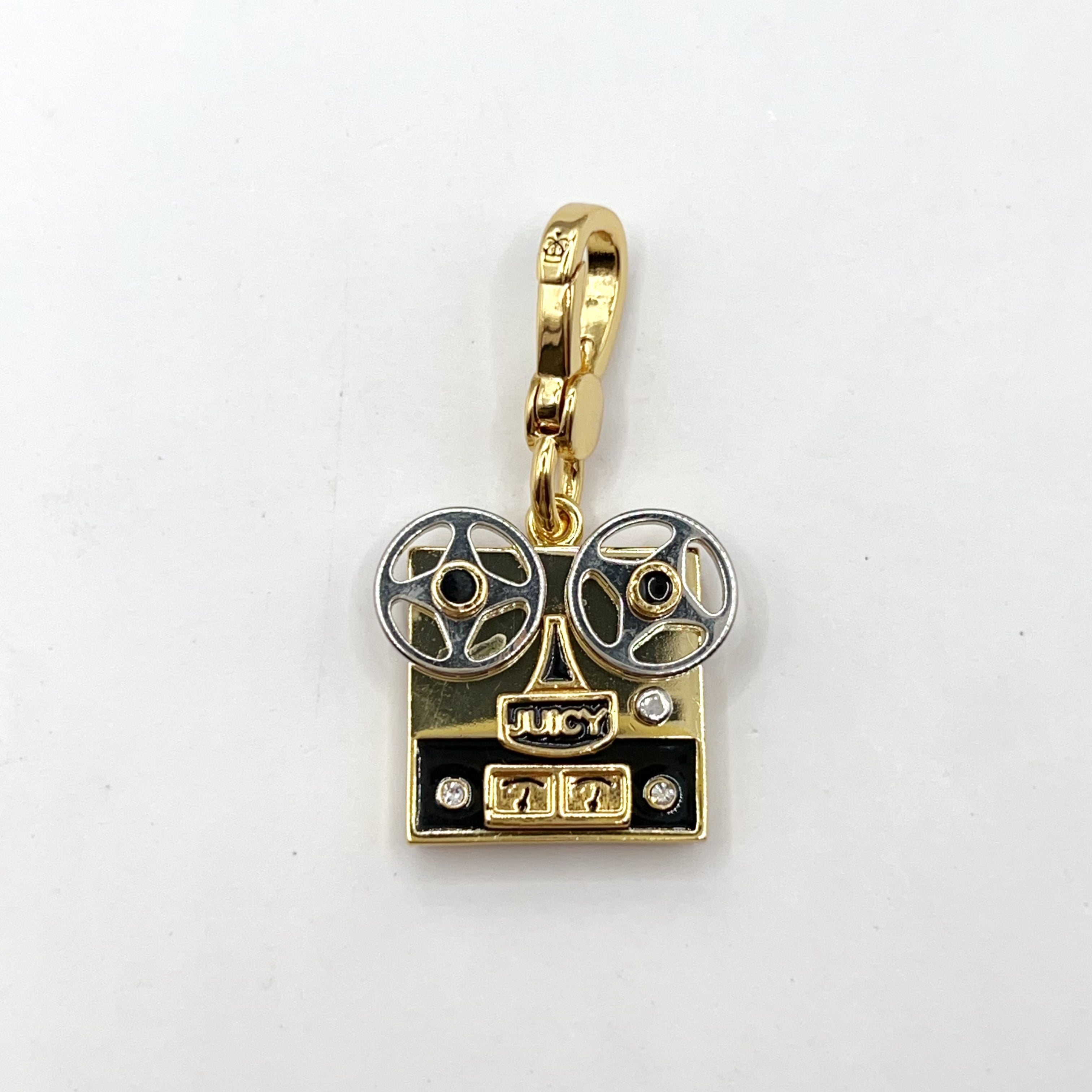 J03-Juicy Couture reel to reel projector charm