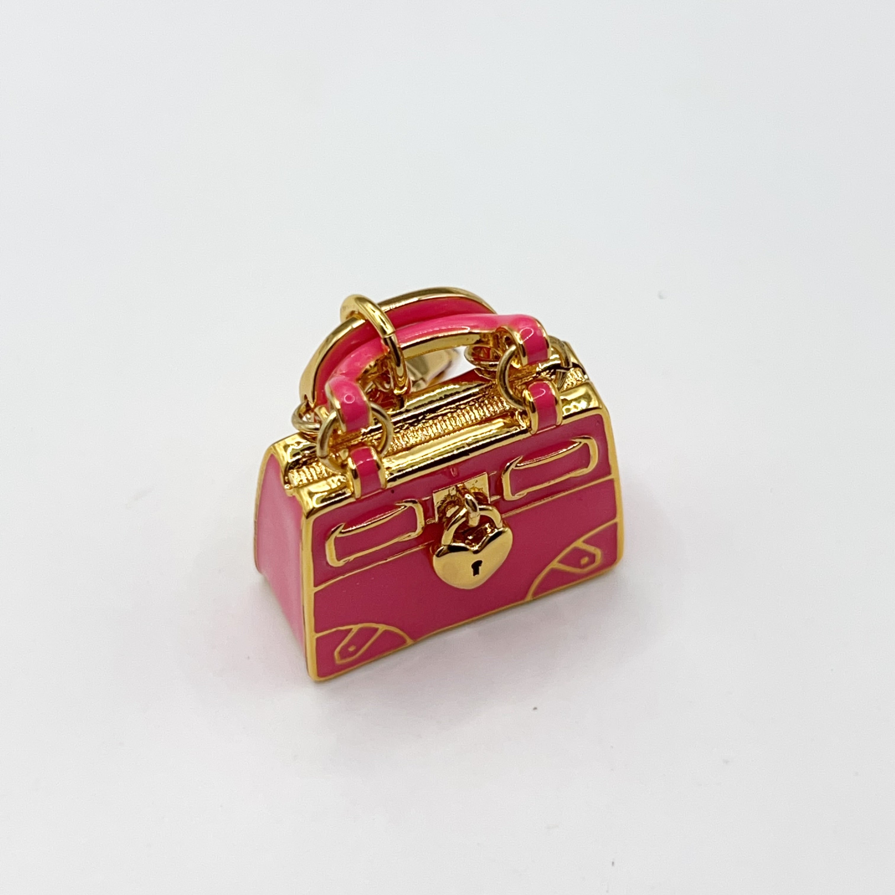 JC076-Juicy Couture pink purse charm