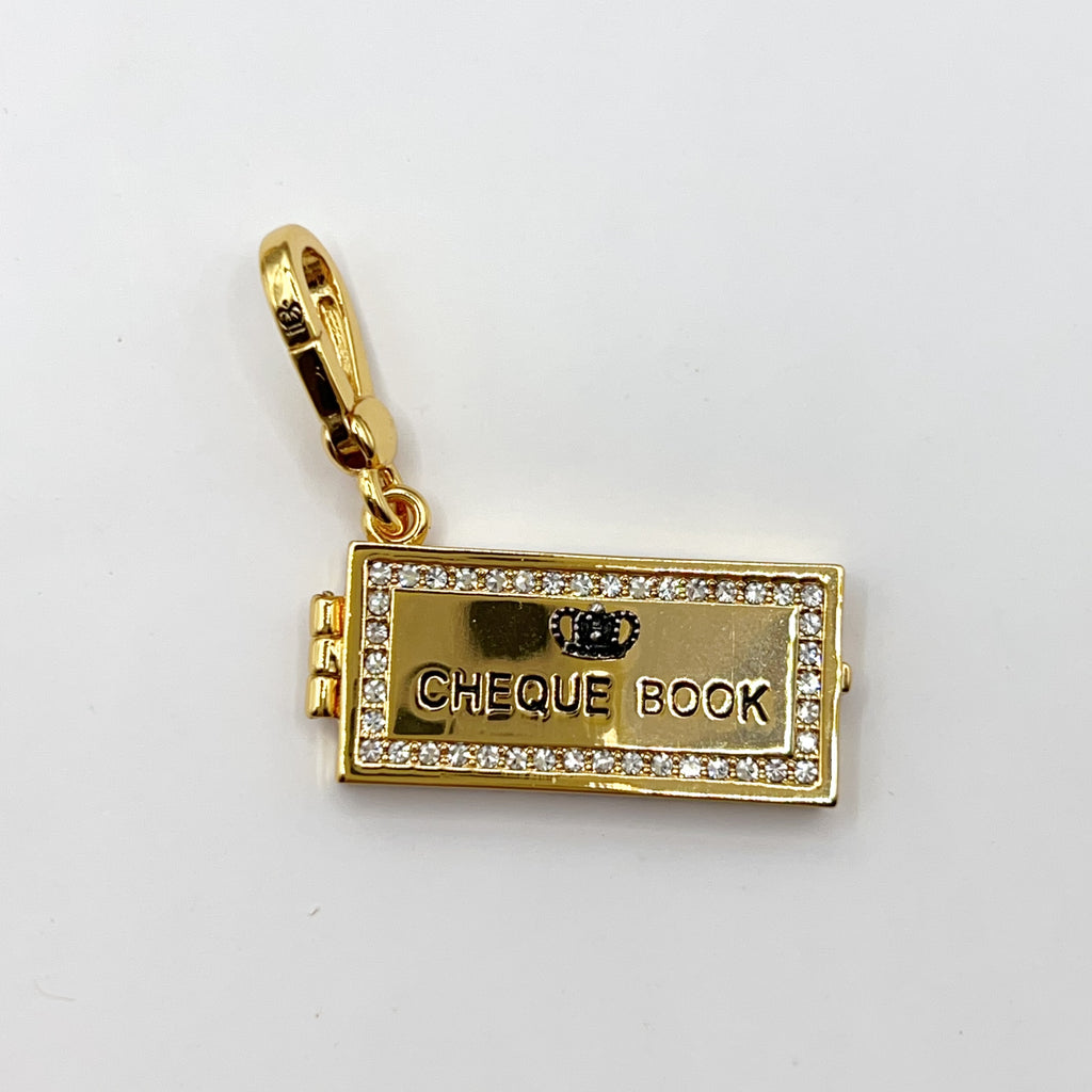 JC560-Juicy Couture cheque book charm