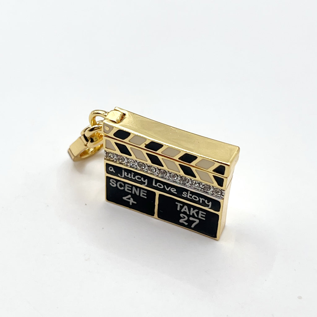 JC032-Juicy Couture movie clapper charm