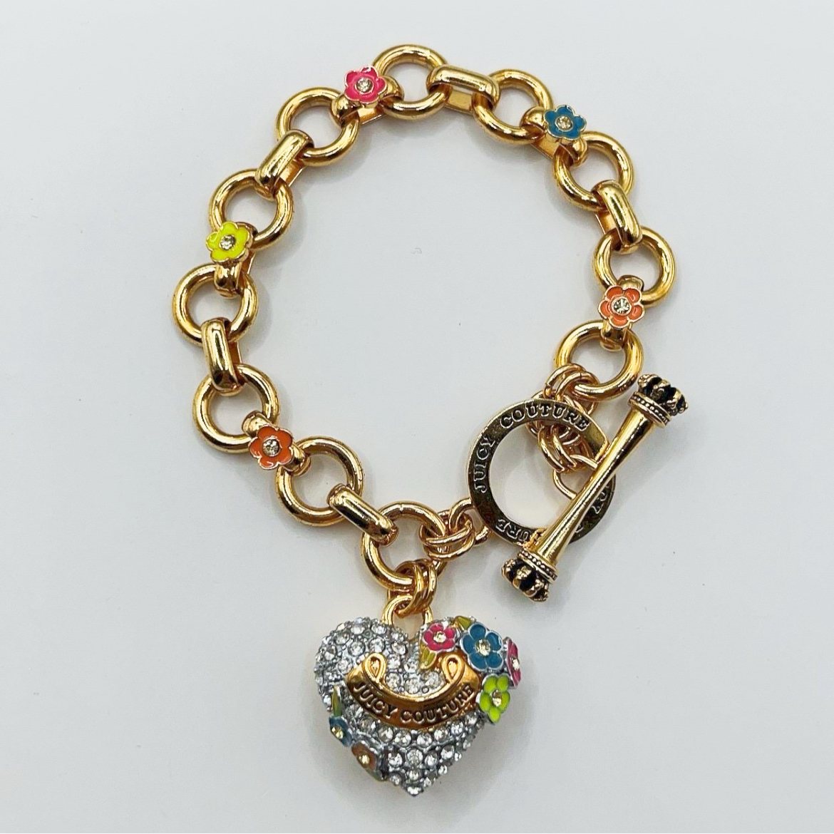 Juicy Couture charm bracelet 17cm