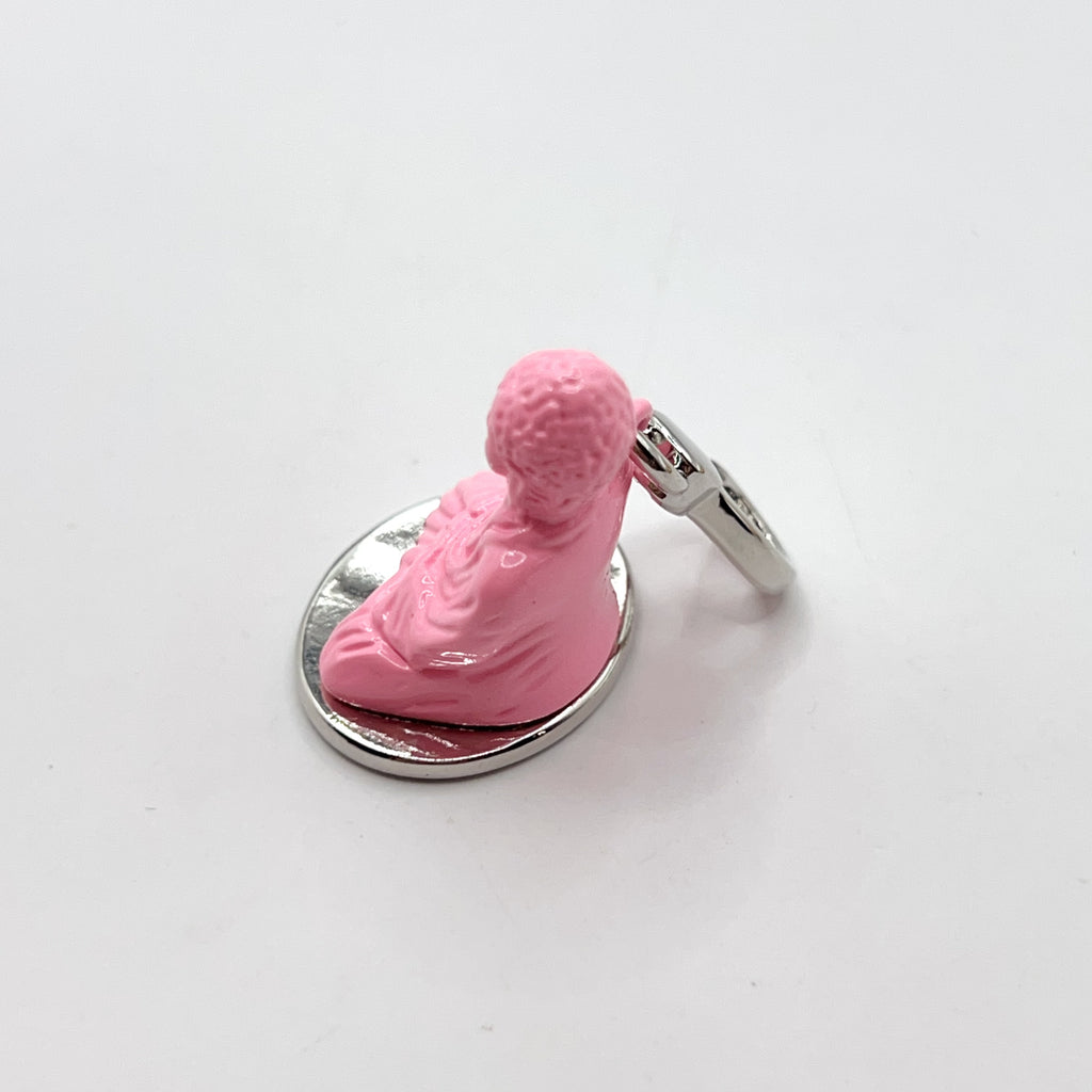 M11-Juicy Couture pink Buddha charm