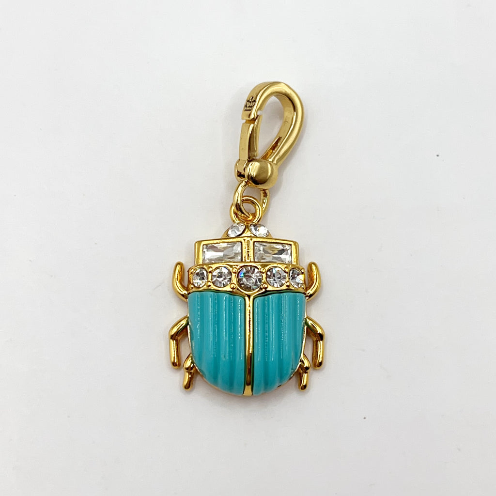 JC072-Juicy Couture blue scarab charm