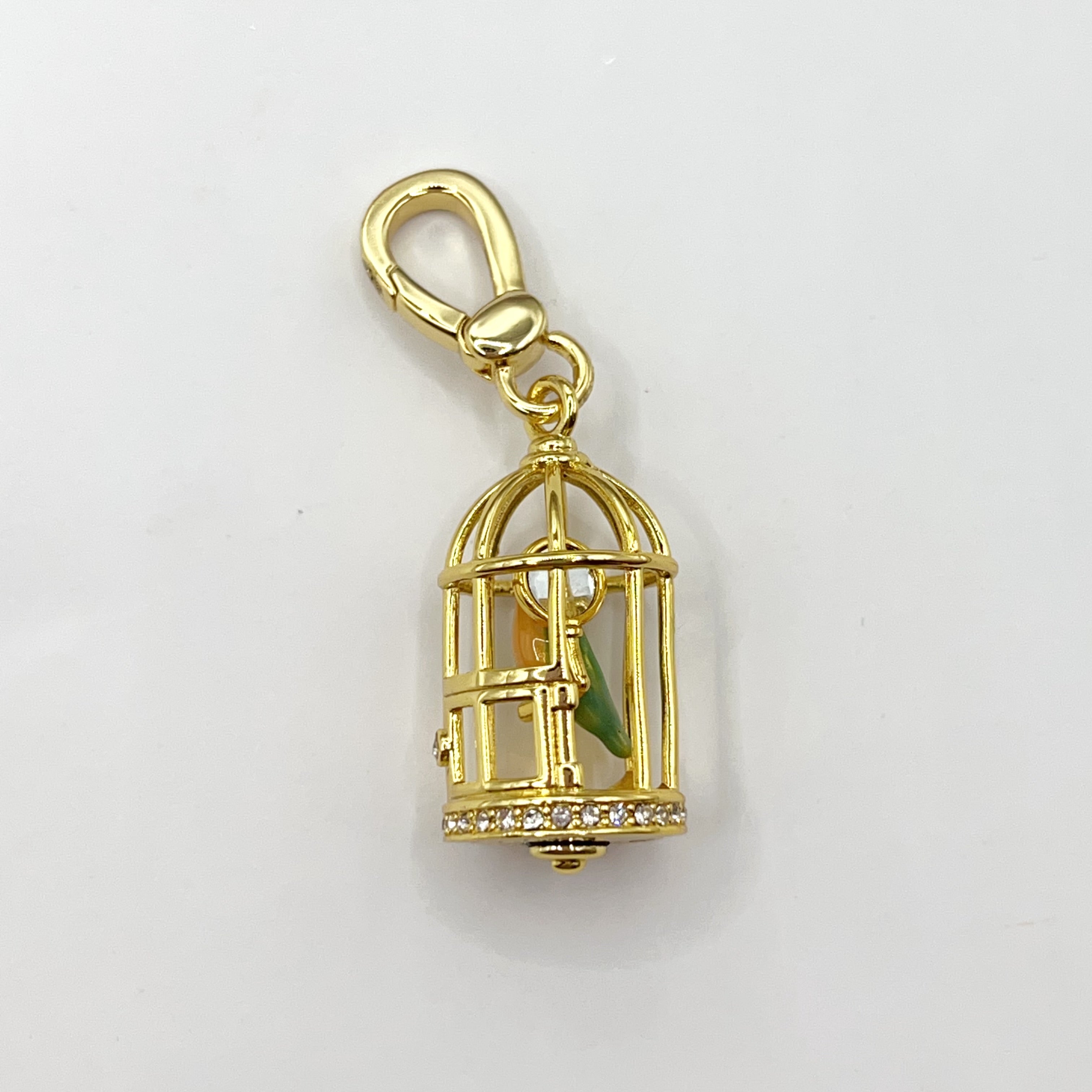 JC052-Juicy Couture bird in cage charm