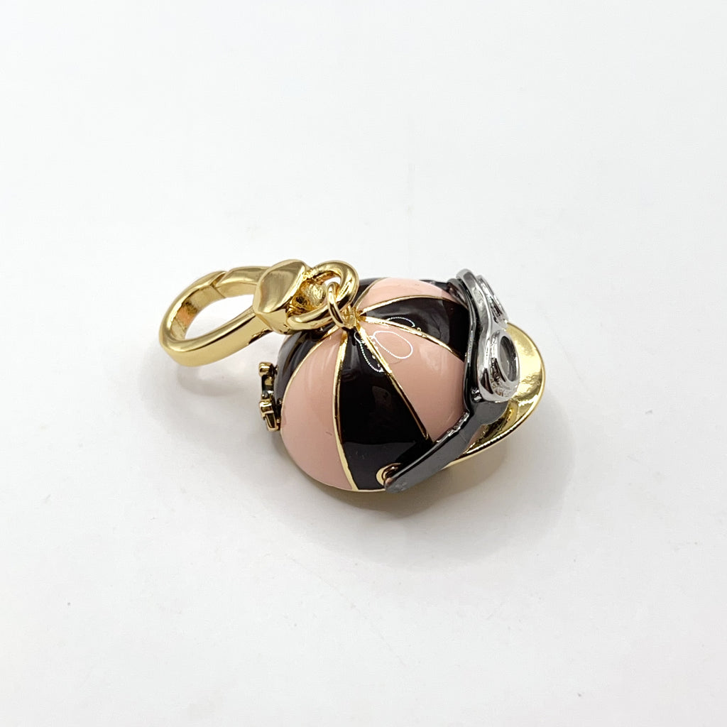 Q04-Juicy Couture jockey helmet charm