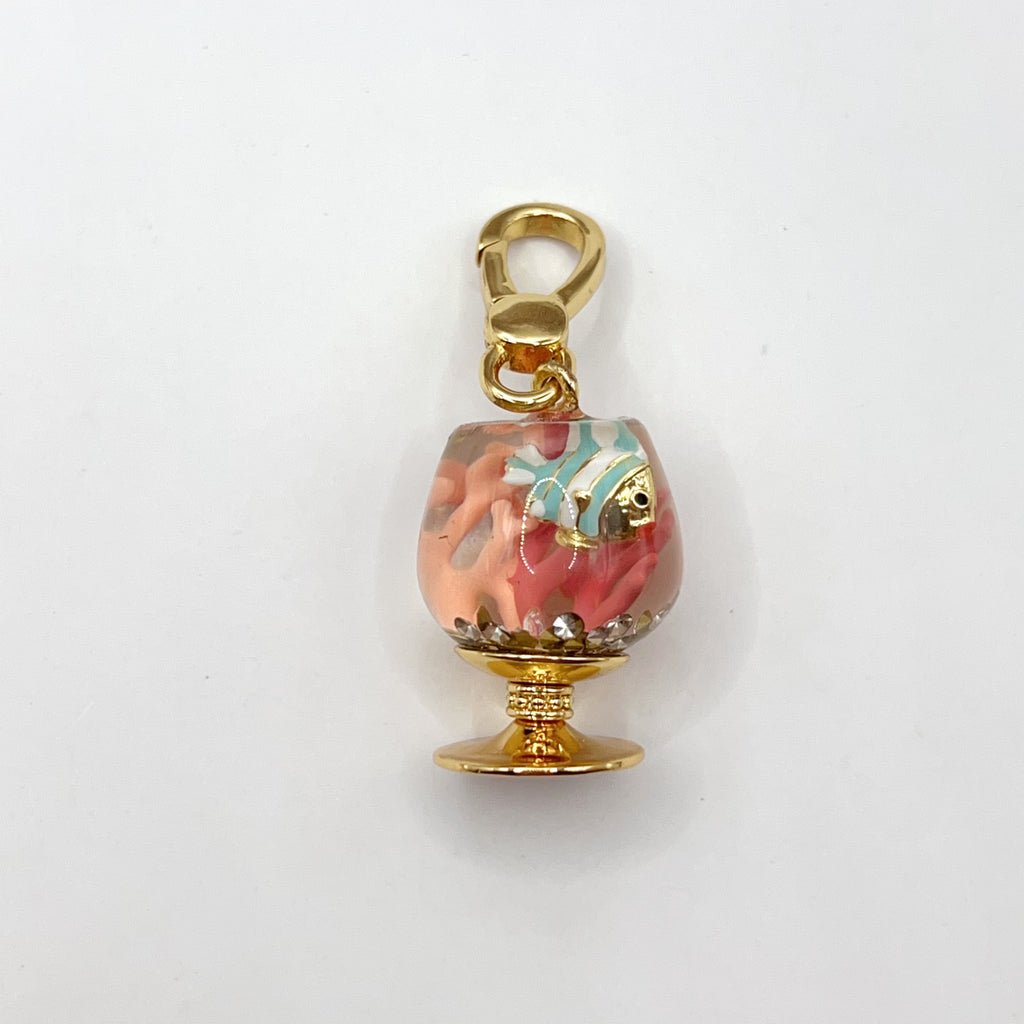 X13-Juicy Couture fish bowl charm