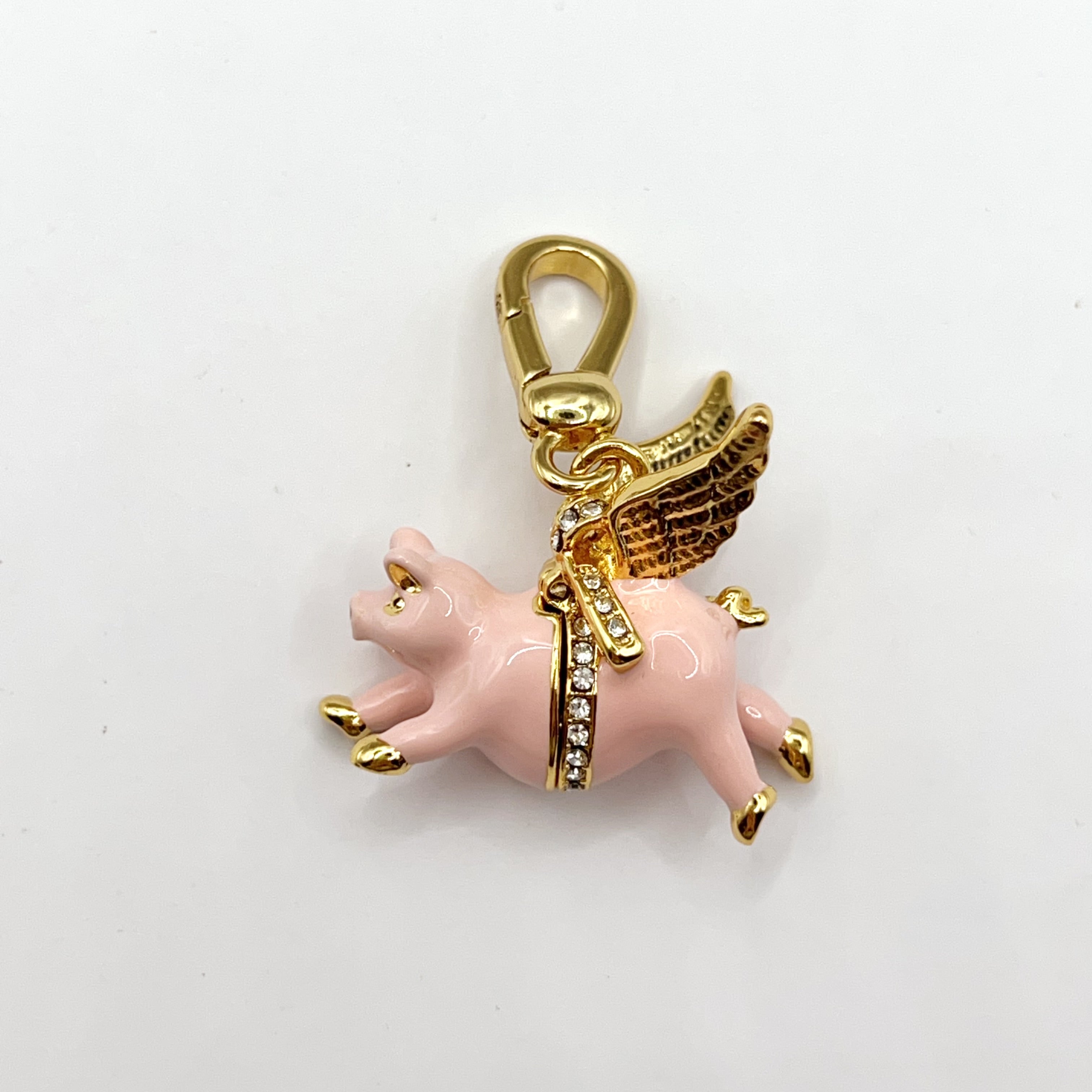JC636-Juicy Couture flying pig charm
