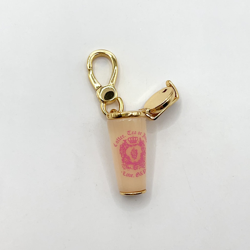 P03-Juicy Couture pink water bottle charm