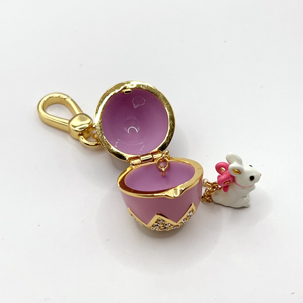 JC553-Juicy Couture purple egg charm