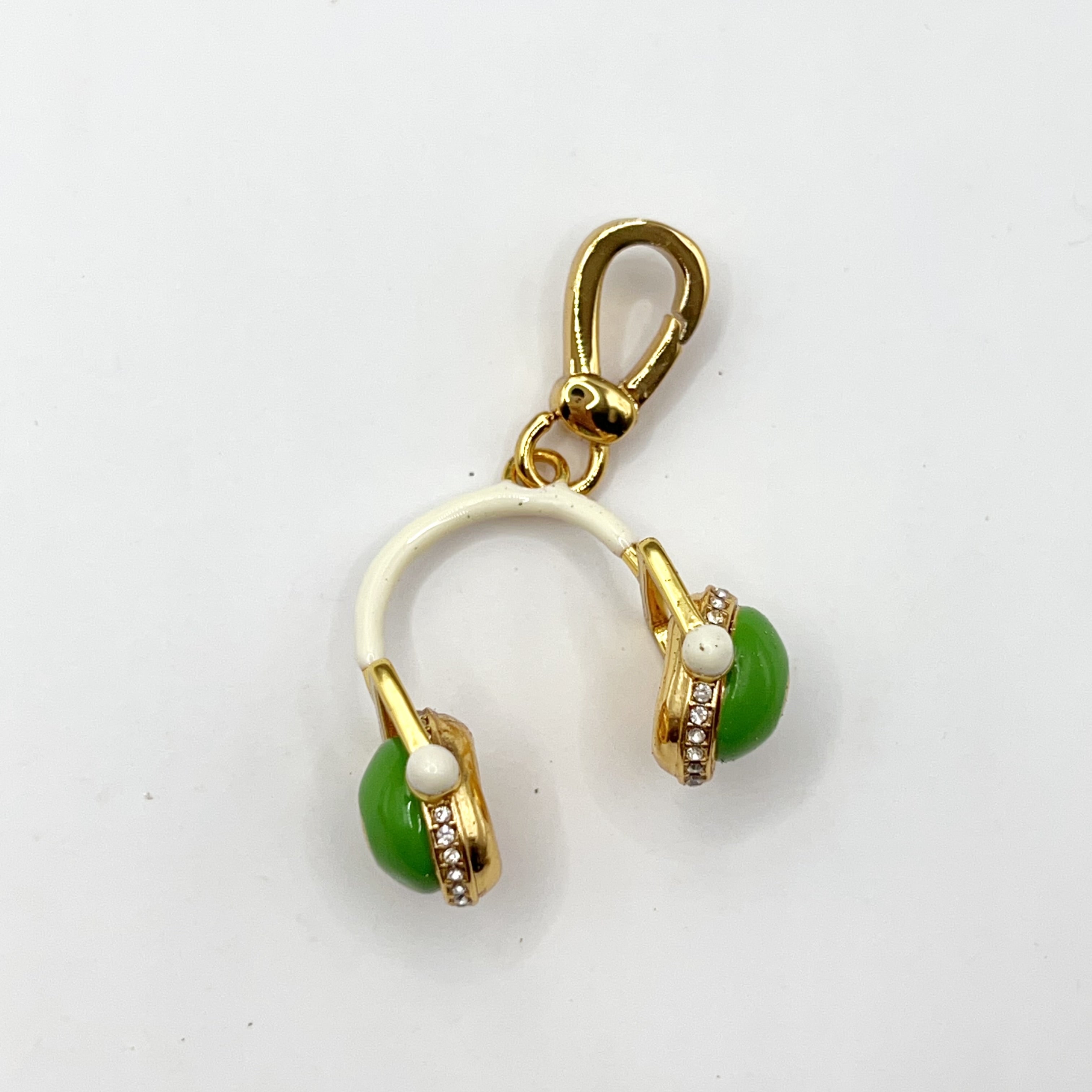 JC075-Juicy Couture green headphone charm