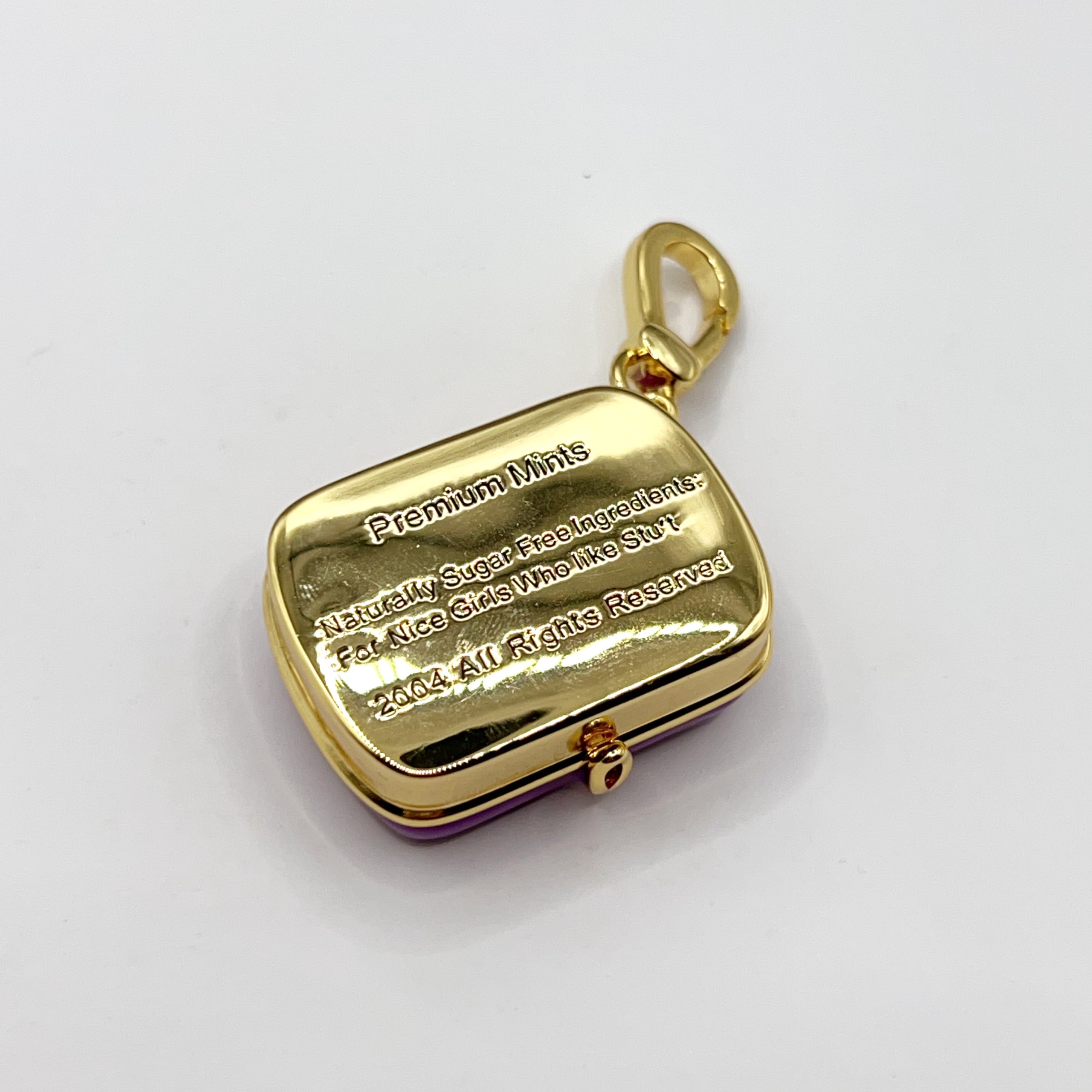 E13-Juicy Couture pink jewelry box charm