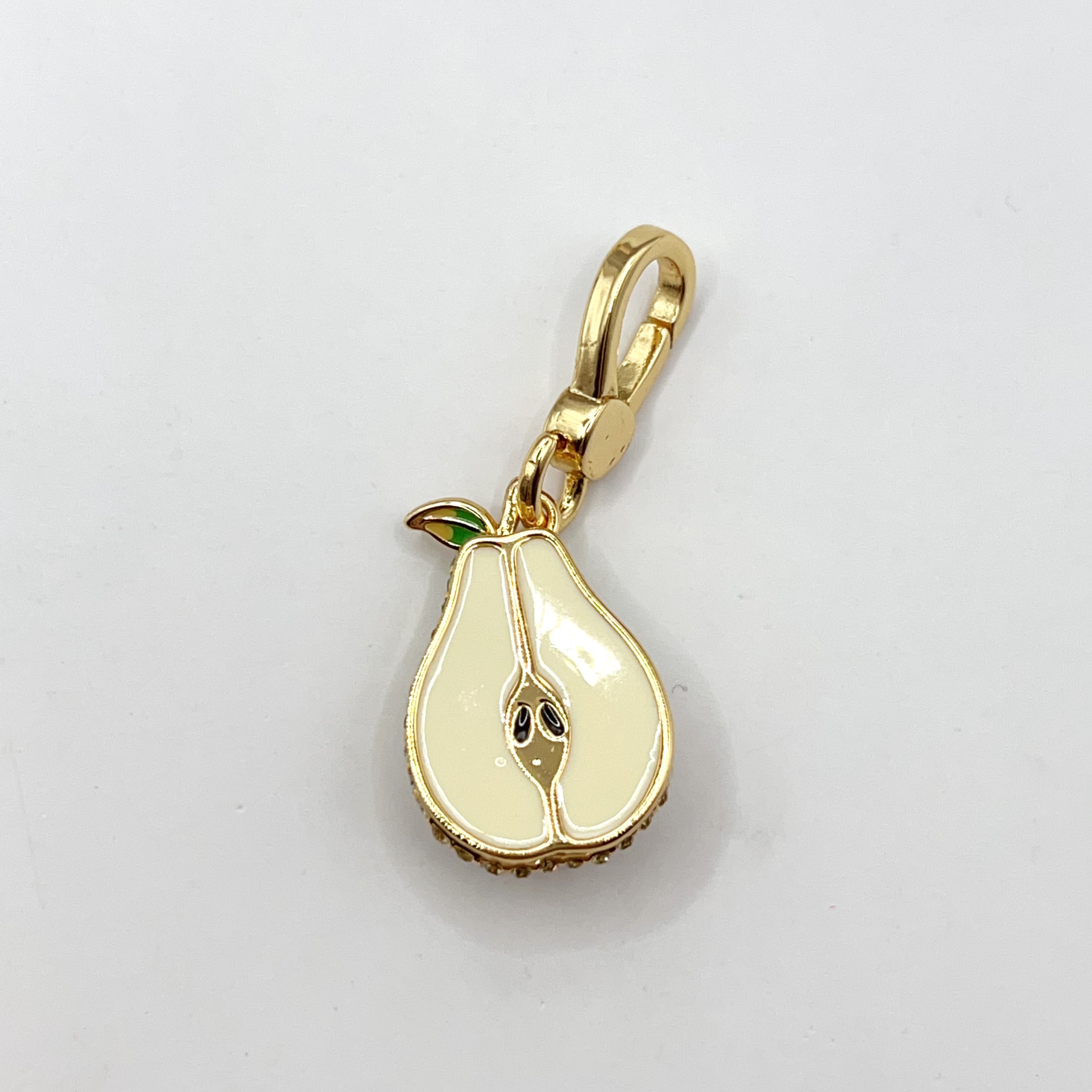 V05-Juicy Couture pave pear charm