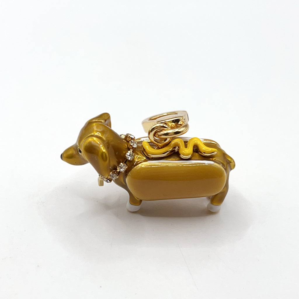 JC014-Juicy Couture Dachshund hotdog charm