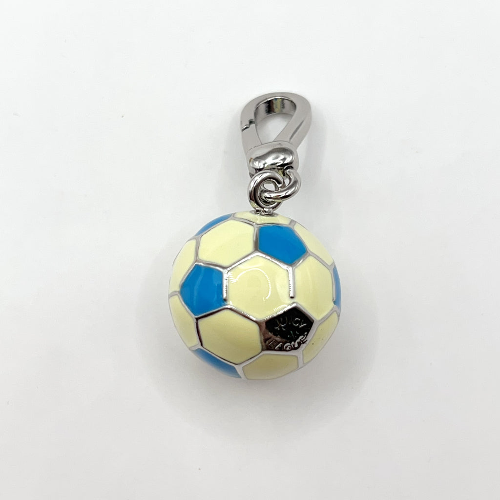 JC538-Juicy Couture blue soccer charm