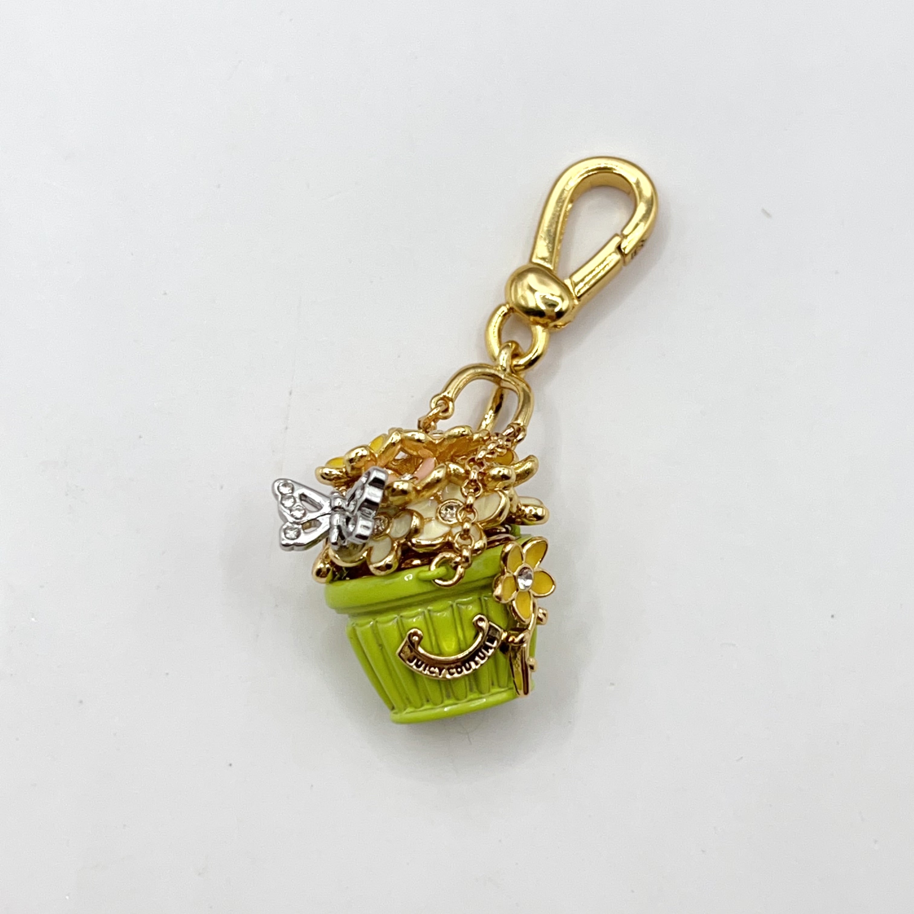 B04-Juicy Couture flower basket charm