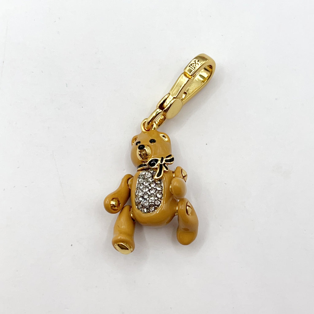 F13-Juicy Couture brown teddy bear charm