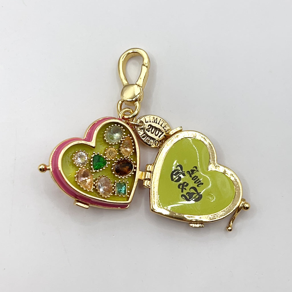 P12-Juicy Couture heart jewelry box charm