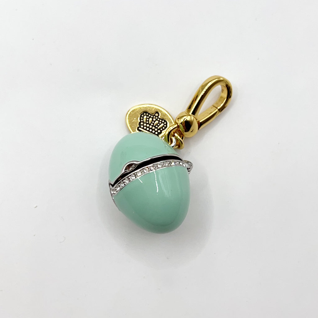 JC563-Juicy Couture blue egg charm