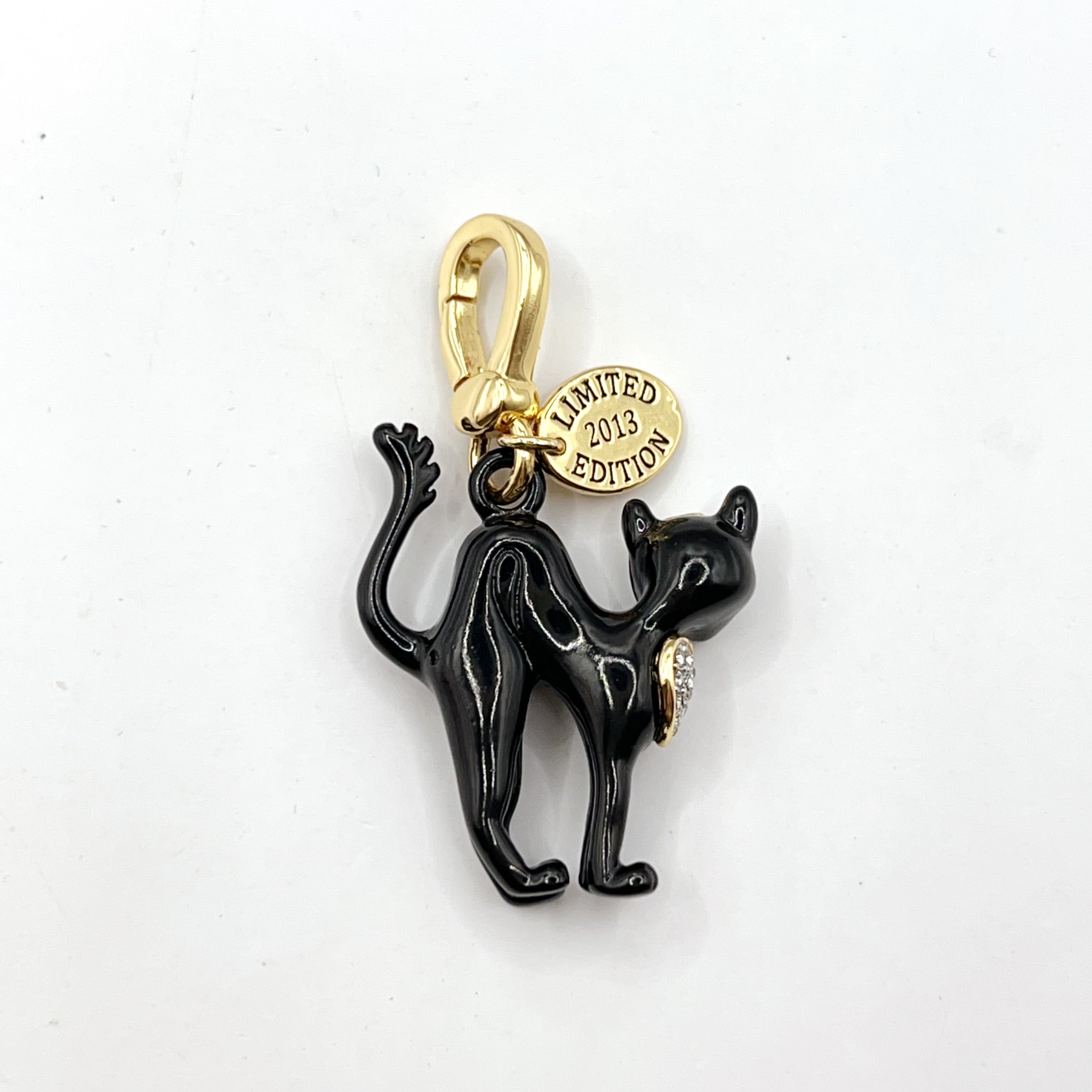 F01-Juicy Couture black cat charm