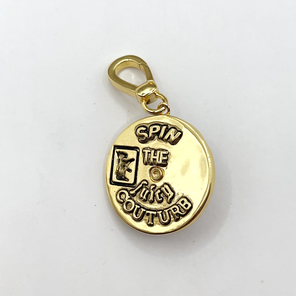 JC034-Juicy Couture bottle spinner charm
