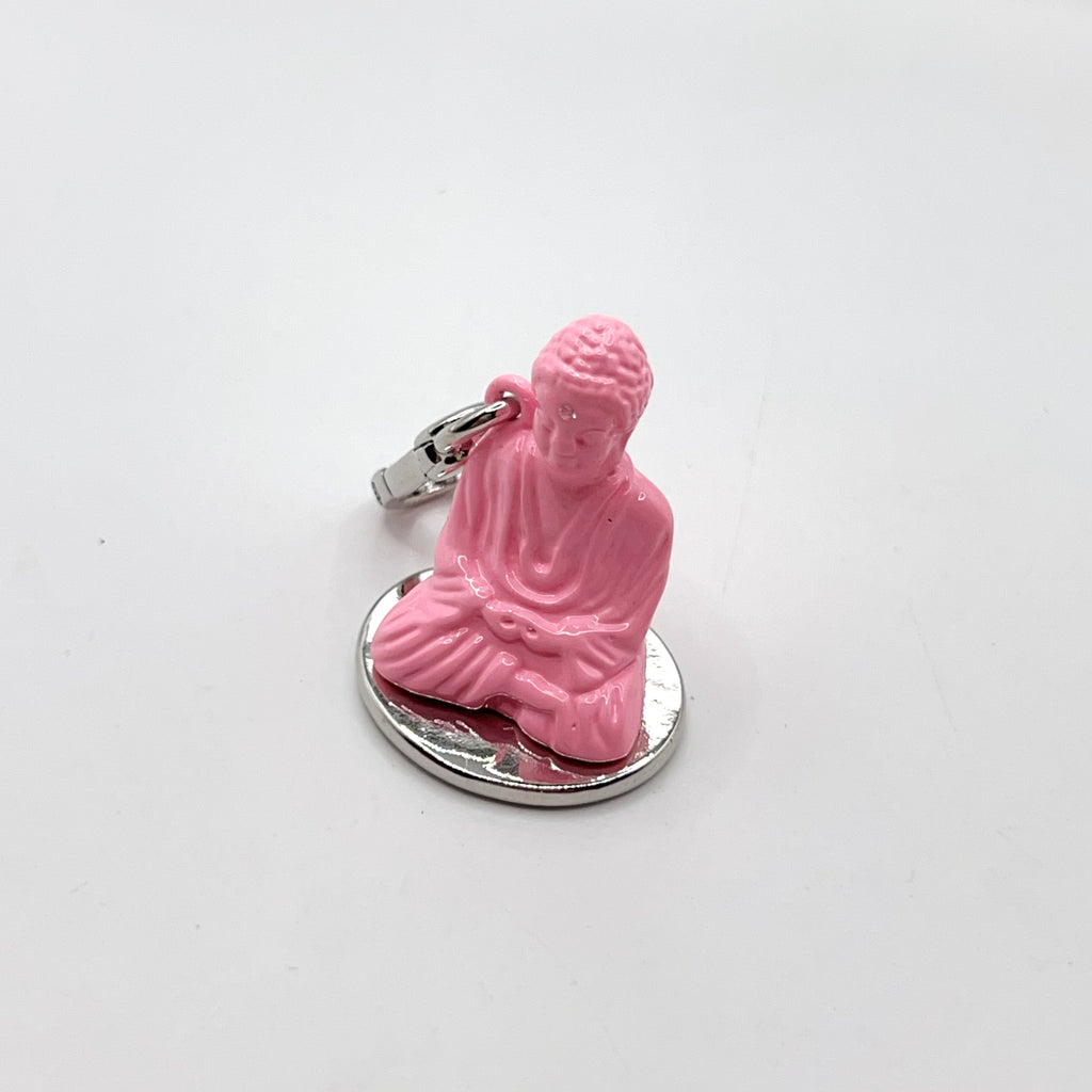 M11-Juicy Couture pink Buddha charm