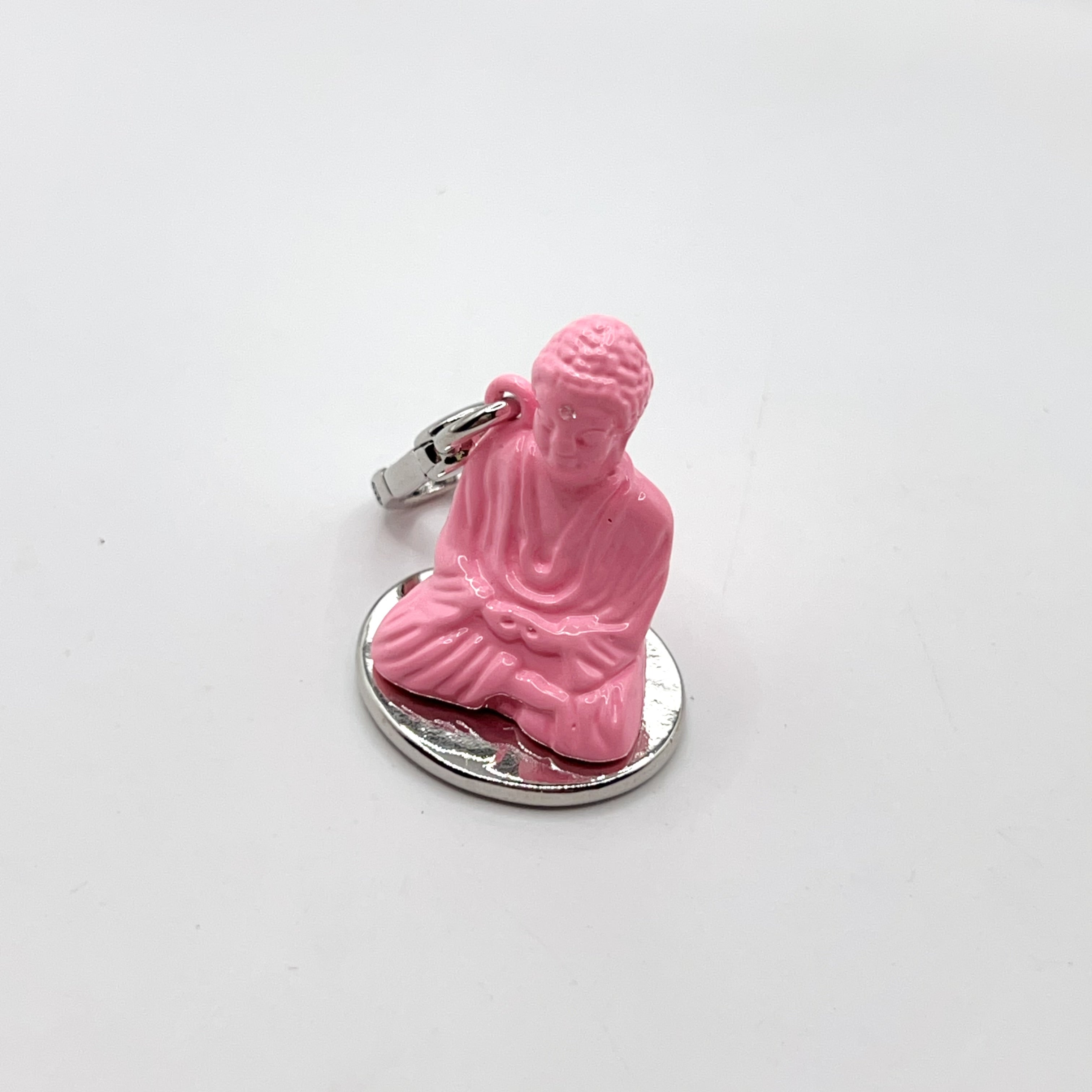 M11-Juicy Couture pink Buddha charm
