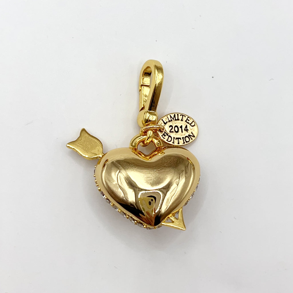 JC533-Juicy Couture gold heart locket charm
