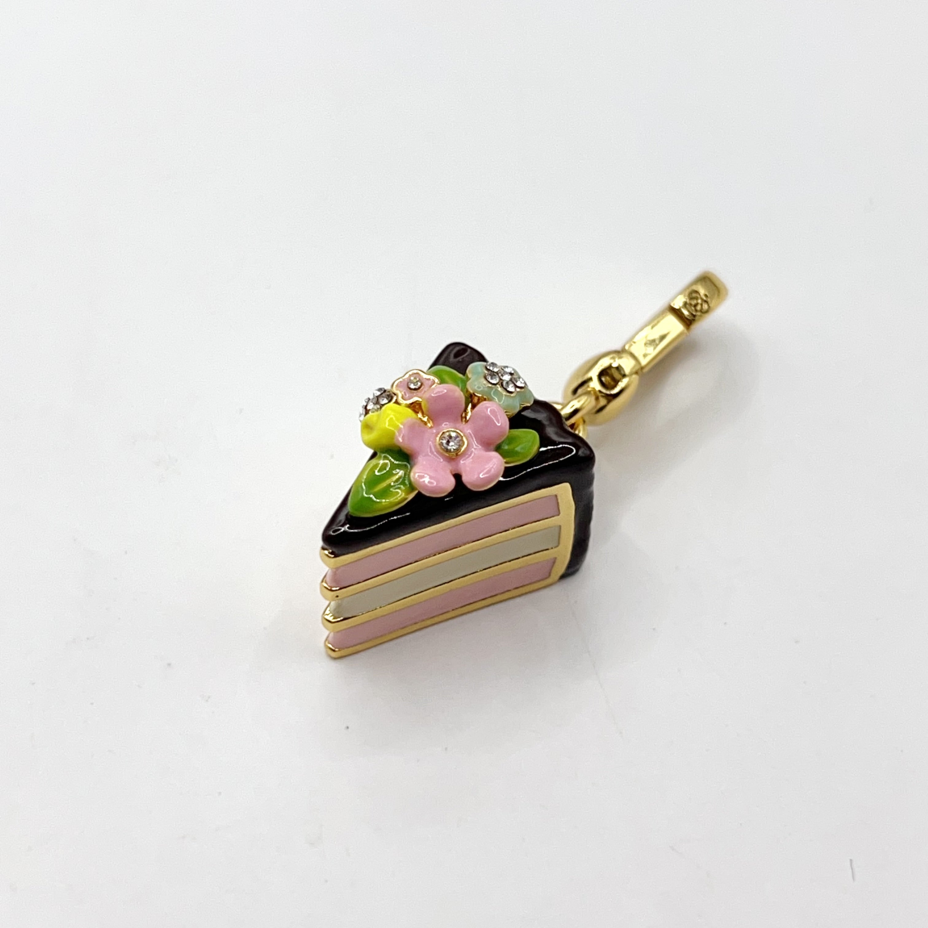 A11-Juicy Couture chocolate cake slice charm