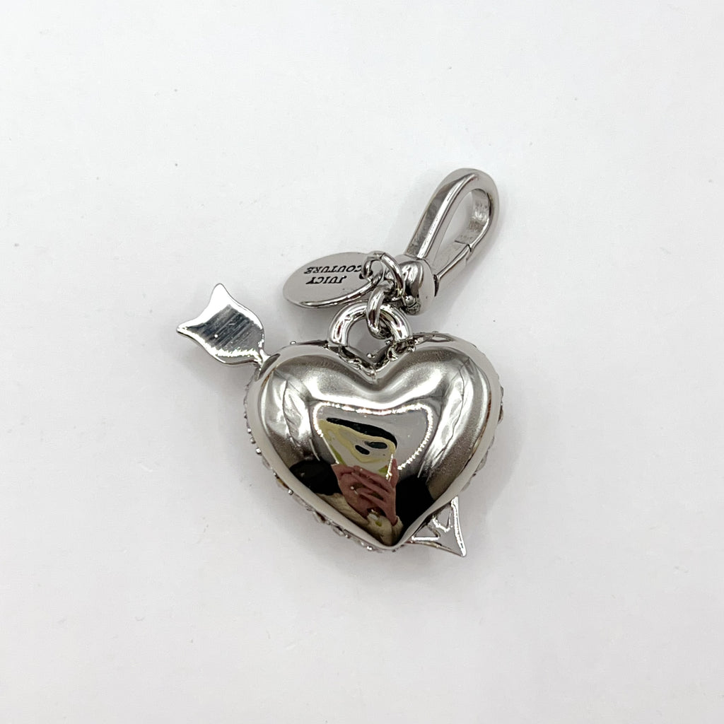 JC535-Juicy Couture silver heart locket charm