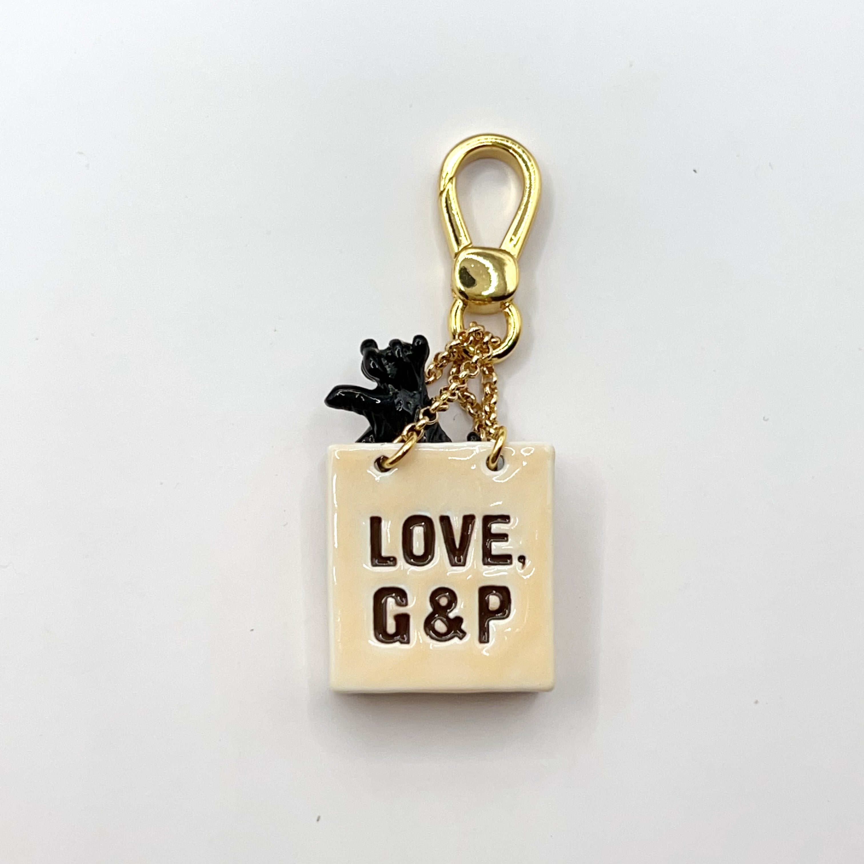 JC503-Juicy Couture Yorkie in bag charm