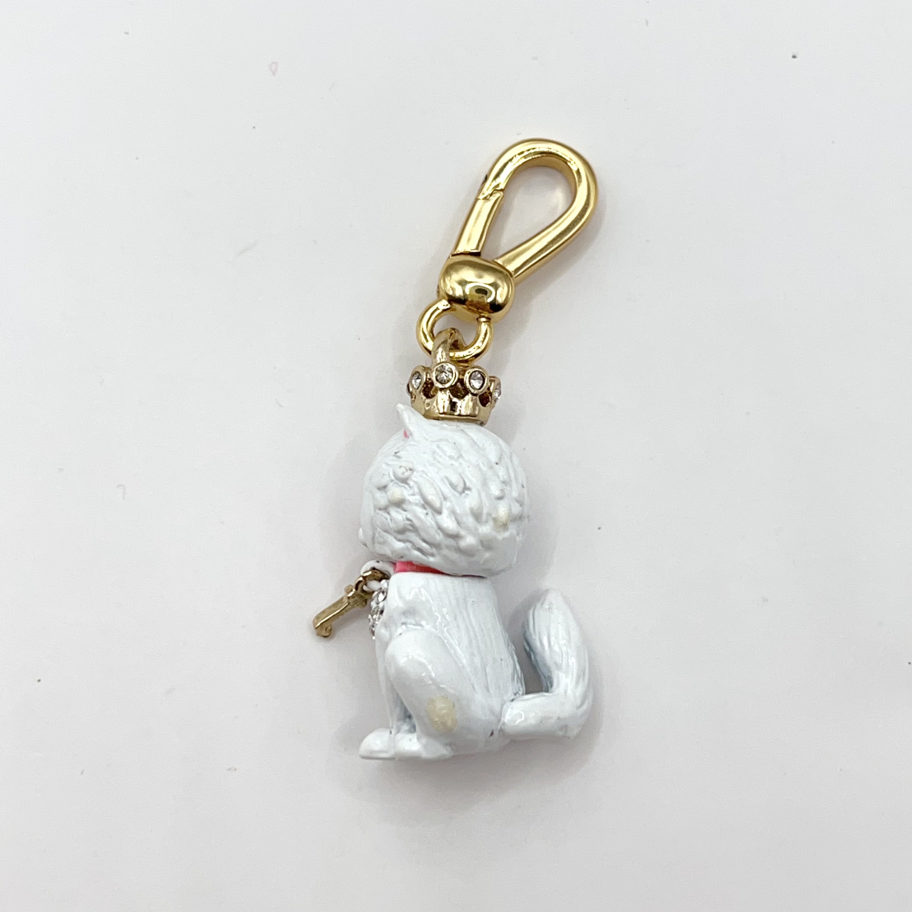 JC569-Juicy Couture white cat charm