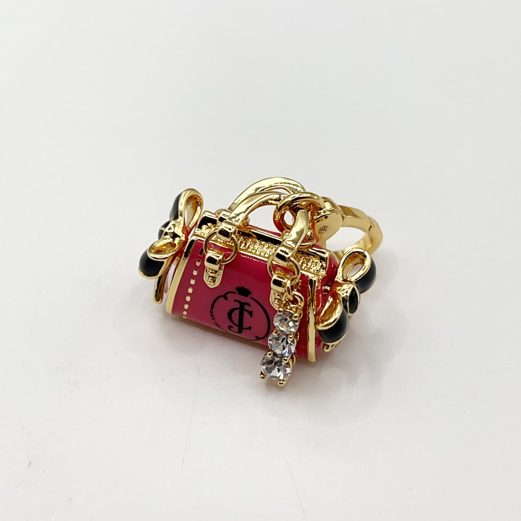 O09-Juicy Couture pink handbag charm