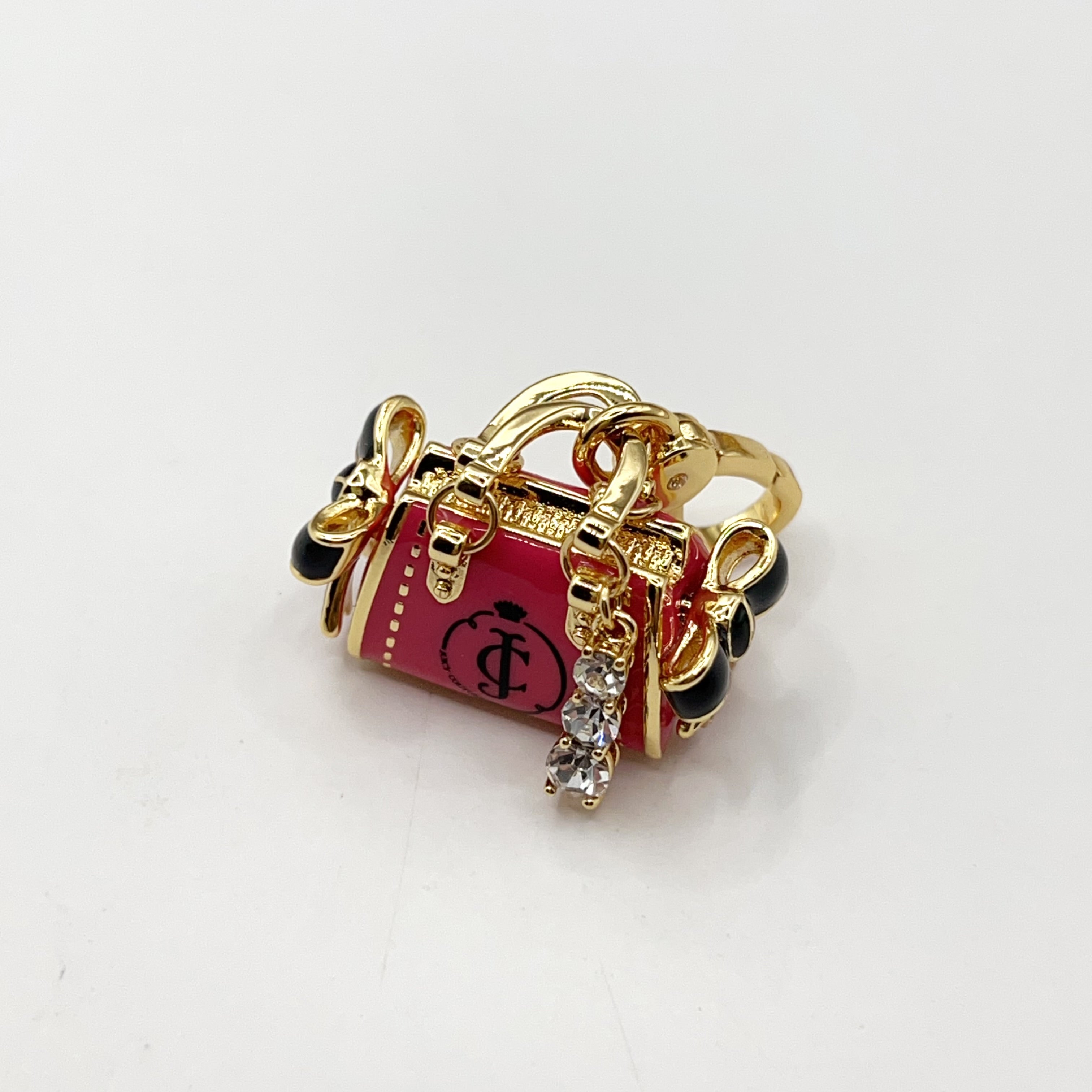 O09-Juicy Couture pink handbag charm