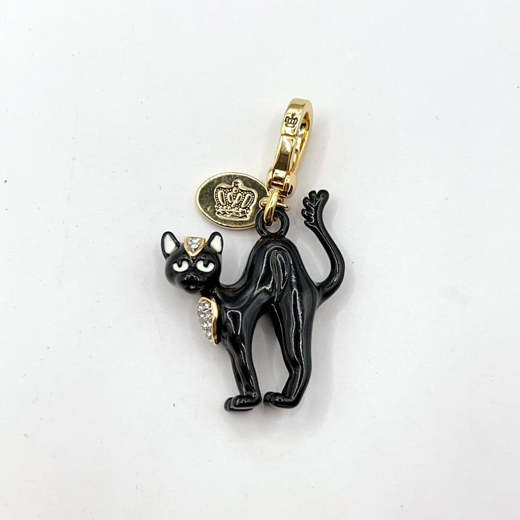 F01-Juicy Couture black cat charm