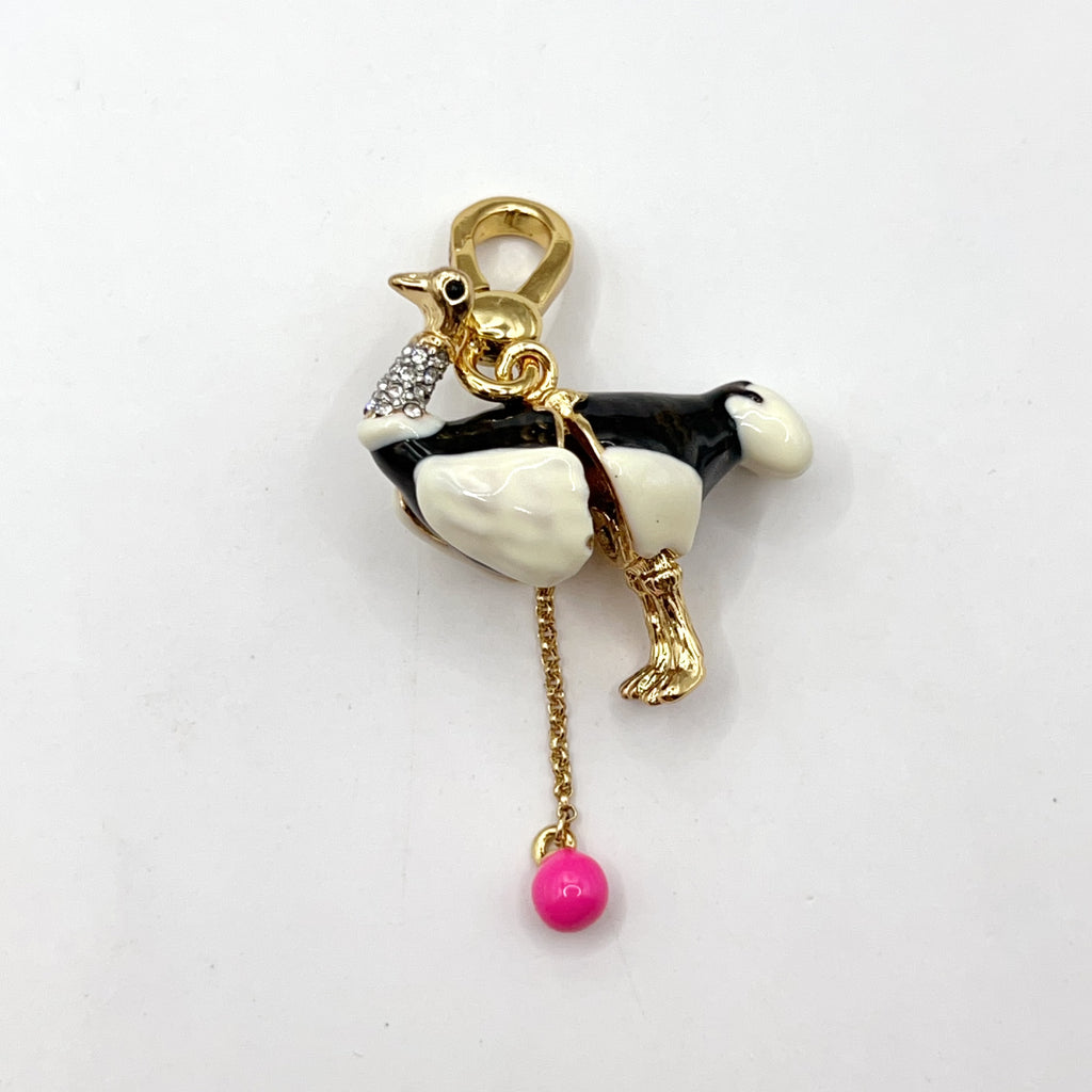 H01-Juicy Couture ostrich charm