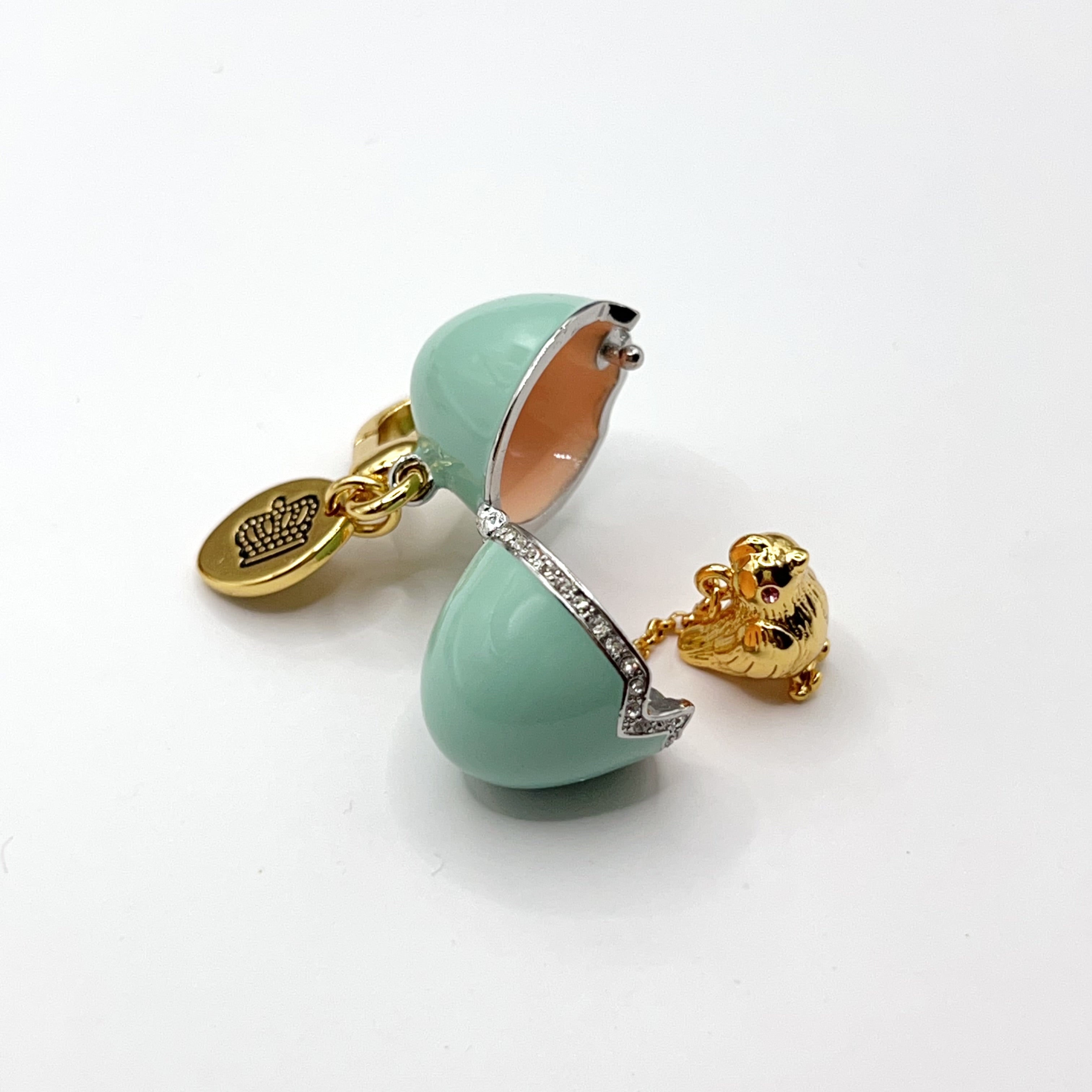 JC563-Juicy Couture blue egg charm