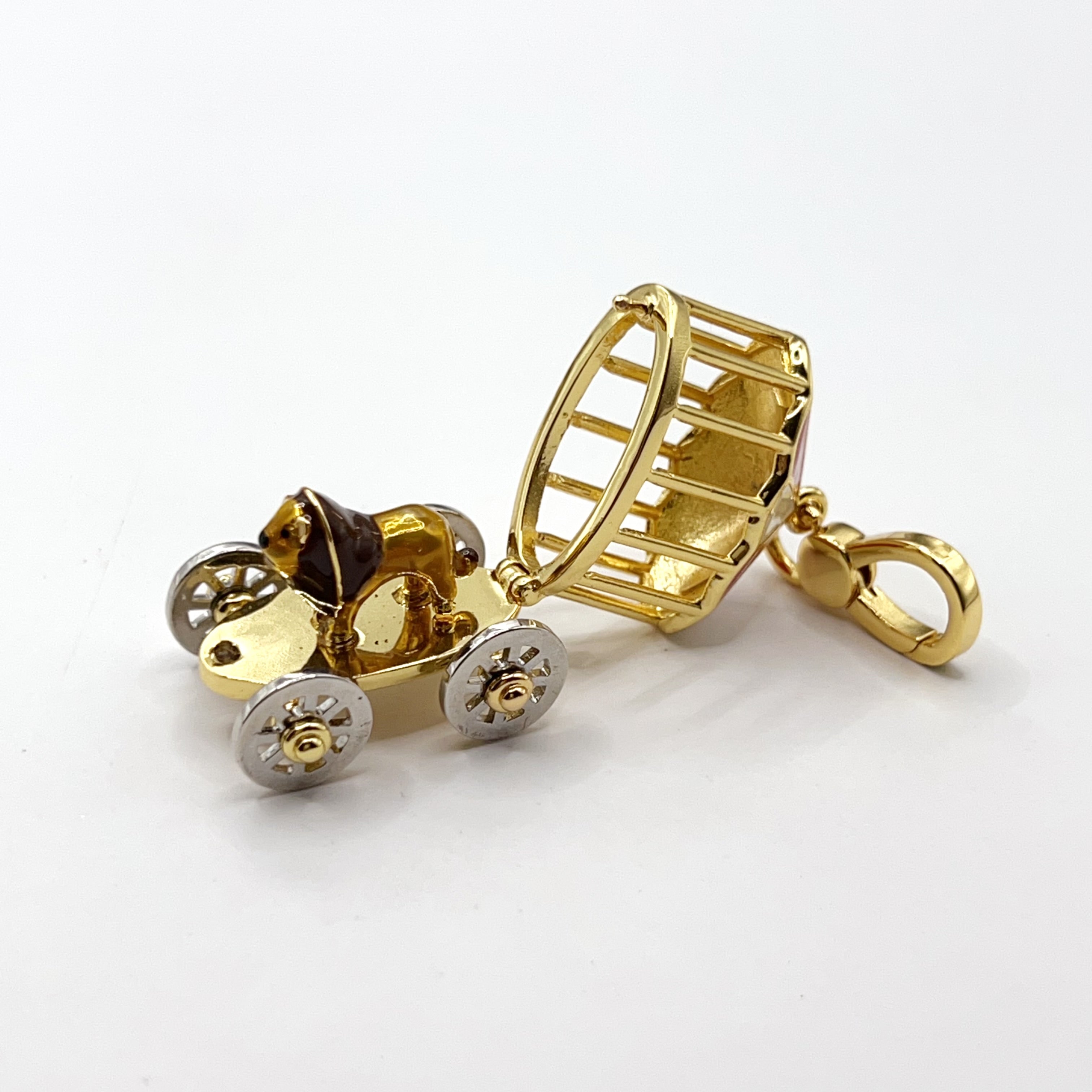 L05-Juicy Couture Lion in cage charm