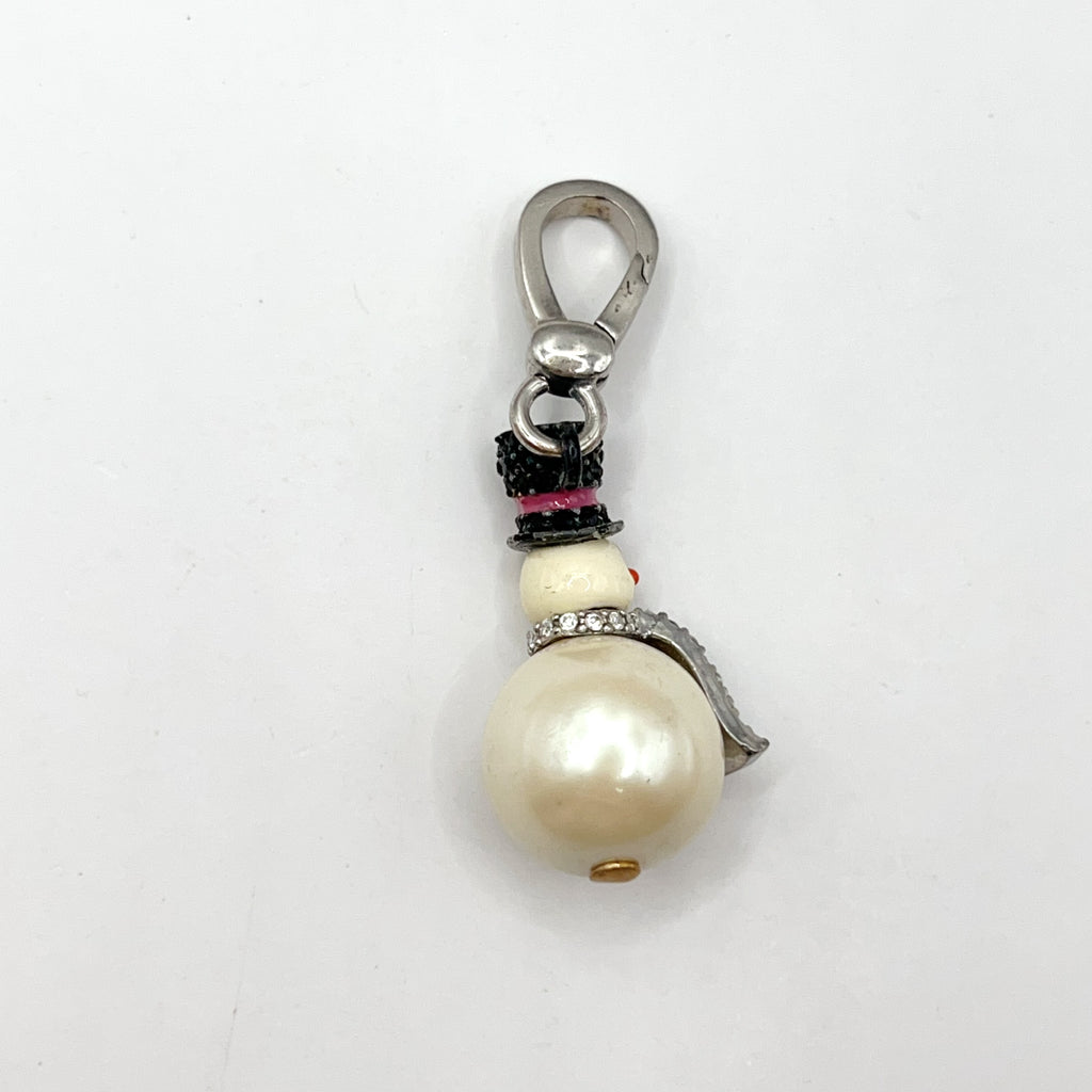 JC514-Juicy Couture snowman charm (vintage)