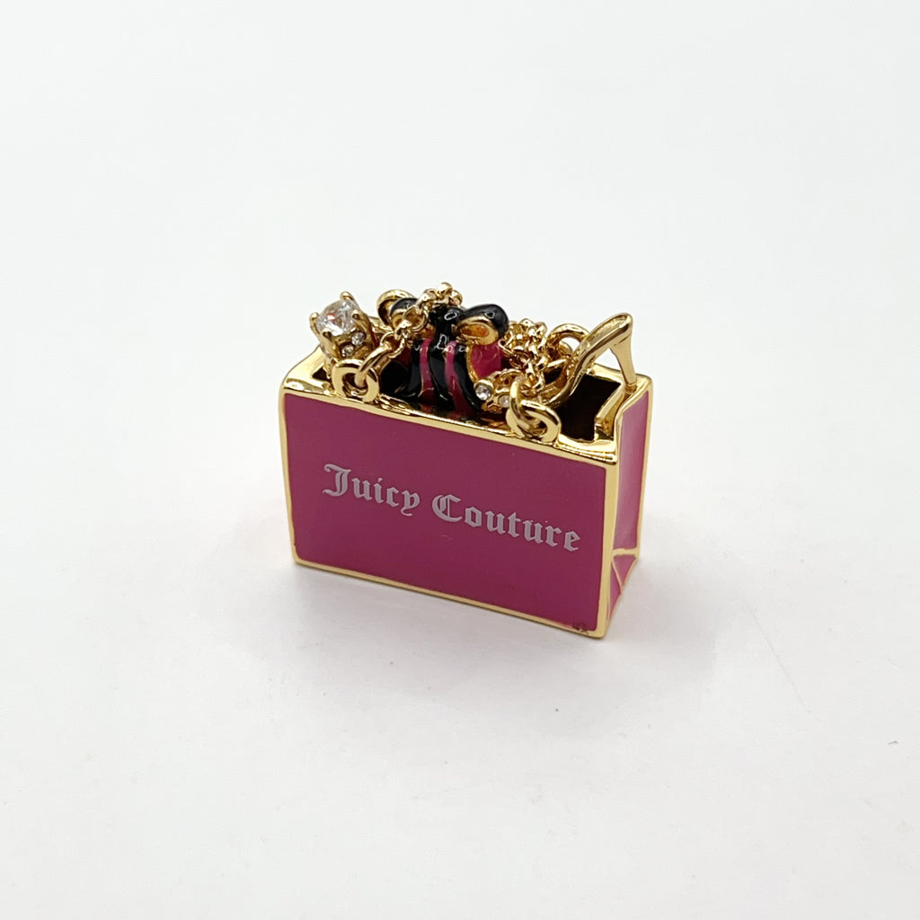 Q01-Juicy Couture shopping bag charm