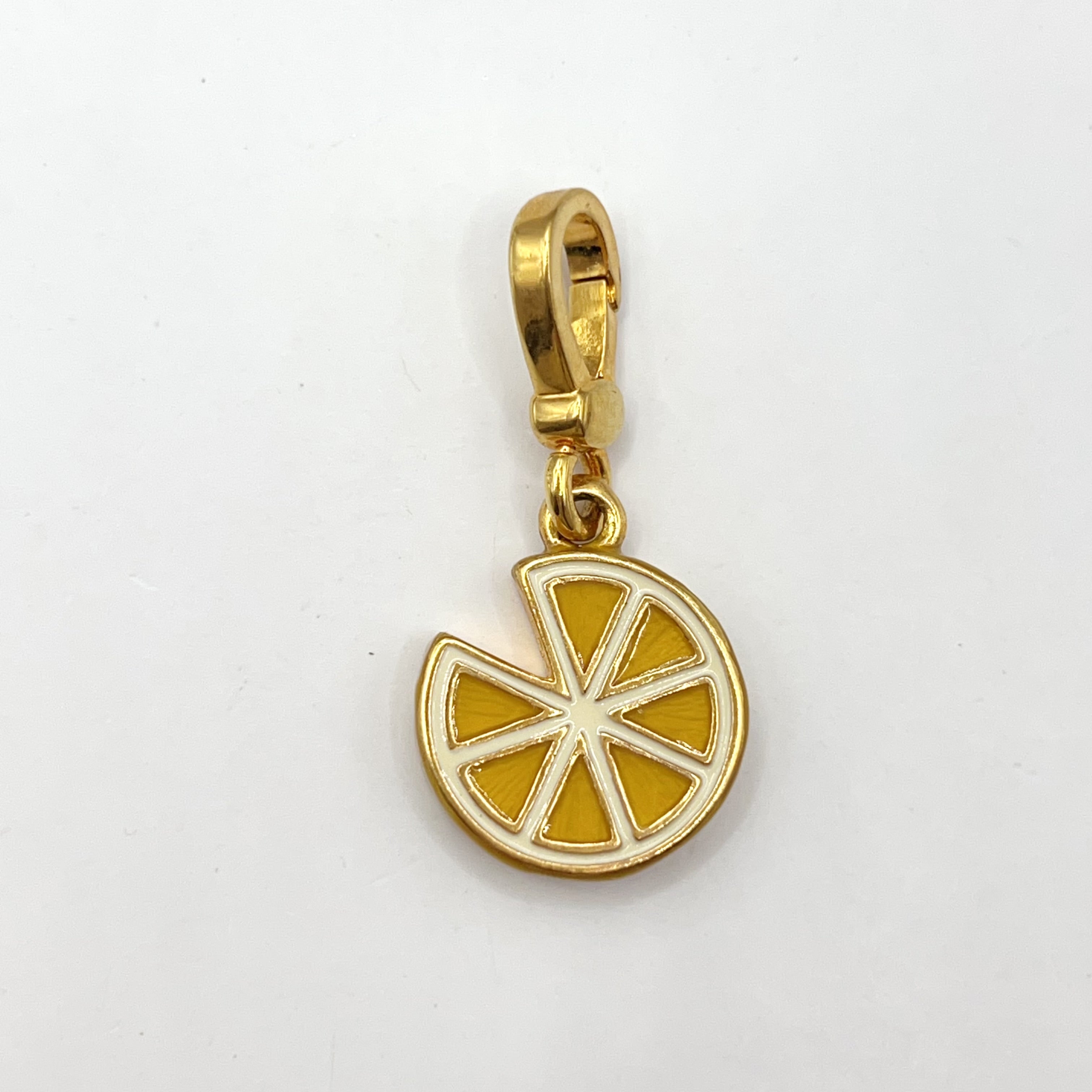 JC522-Juicy Couture lemon slice charm (vintage)