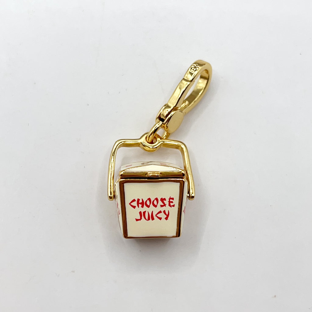 G051Juicy Couture Chinese take out box charm