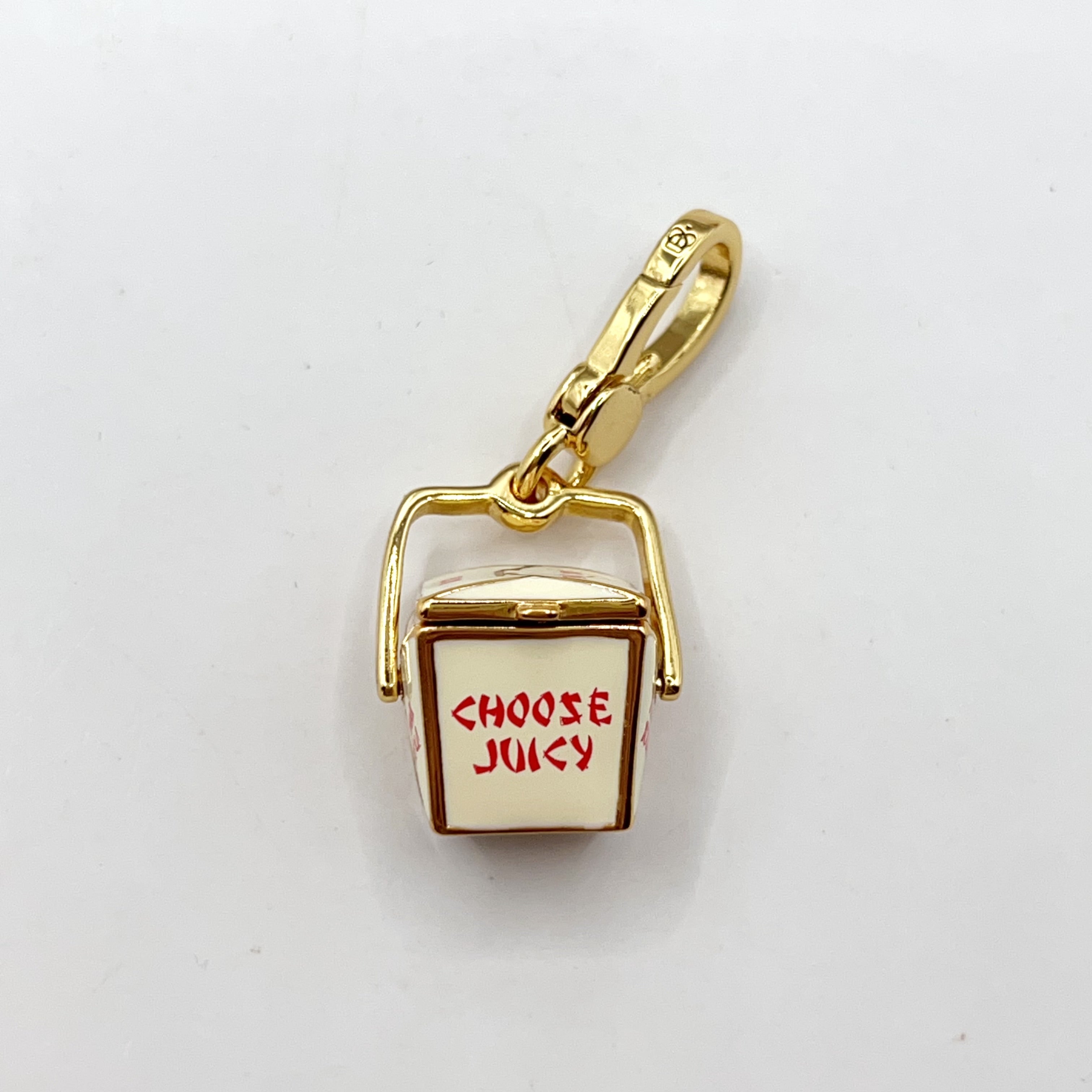G051Juicy Couture Chinese take out box charm