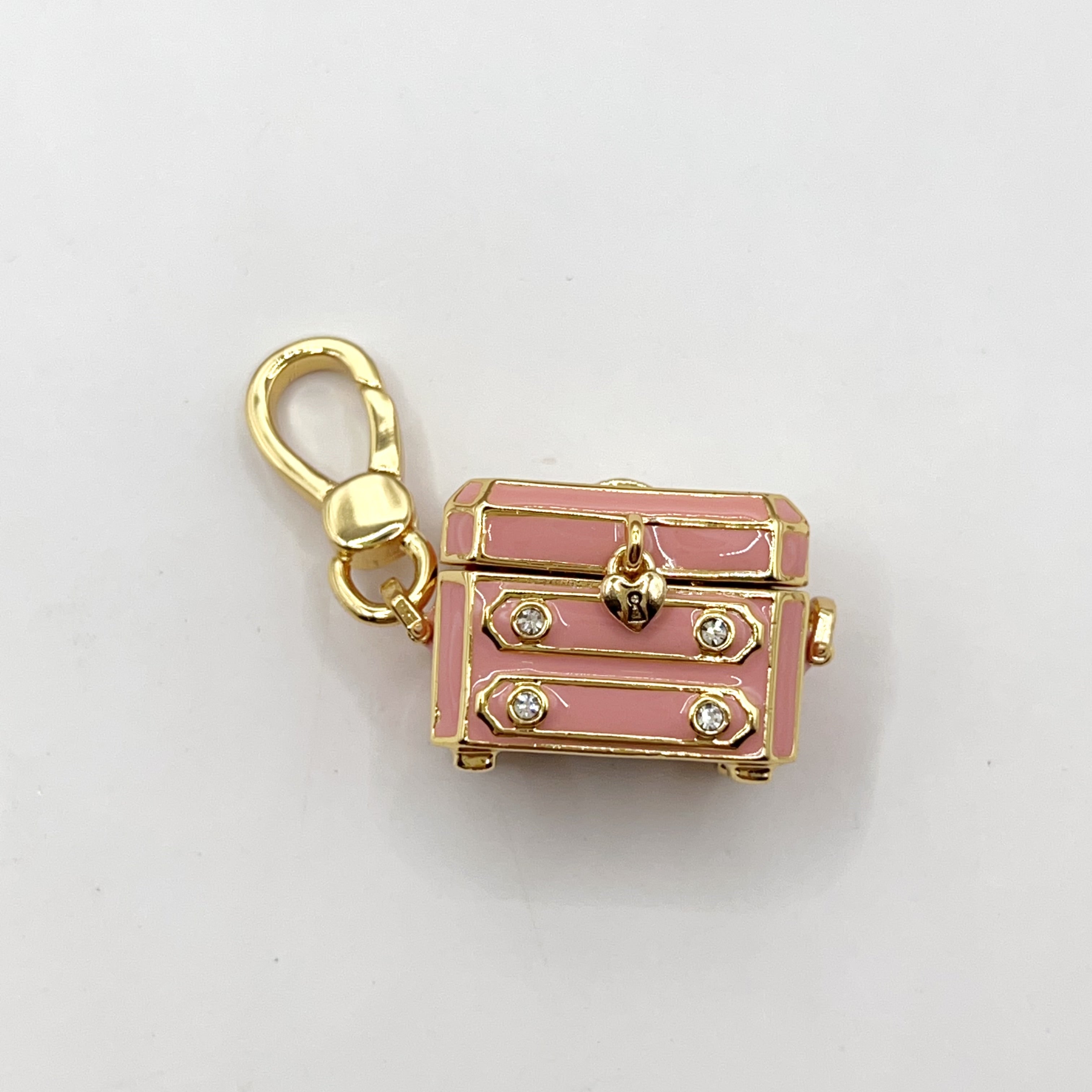 B06-Juicy Couture pink jewelry box charm