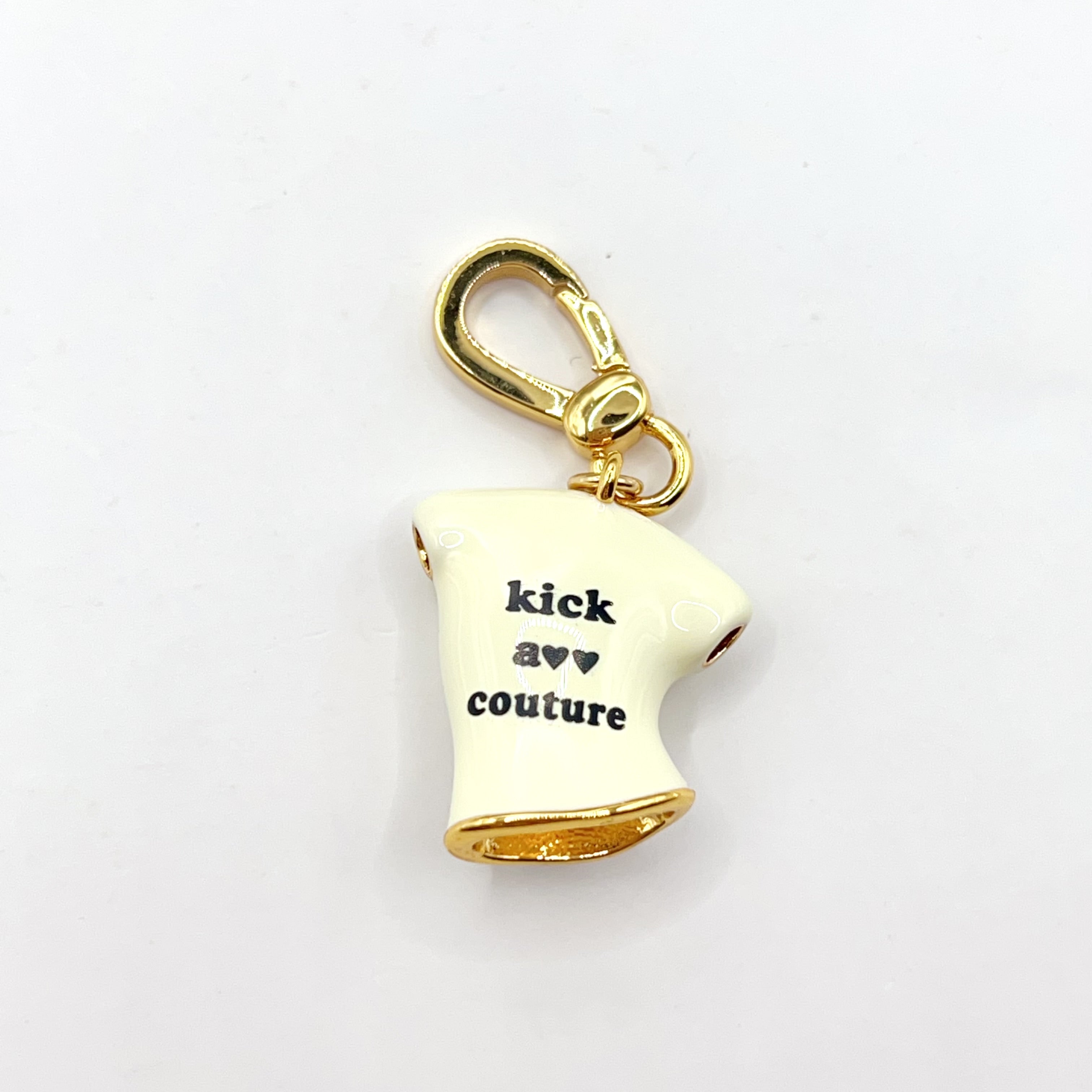 JC059-Juicy Couture white t-shirt charm