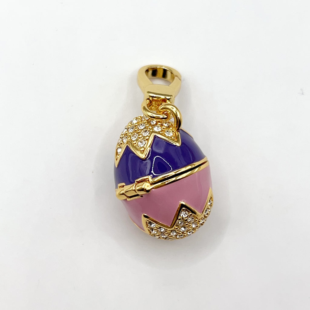 JC553-Juicy Couture purple egg charm