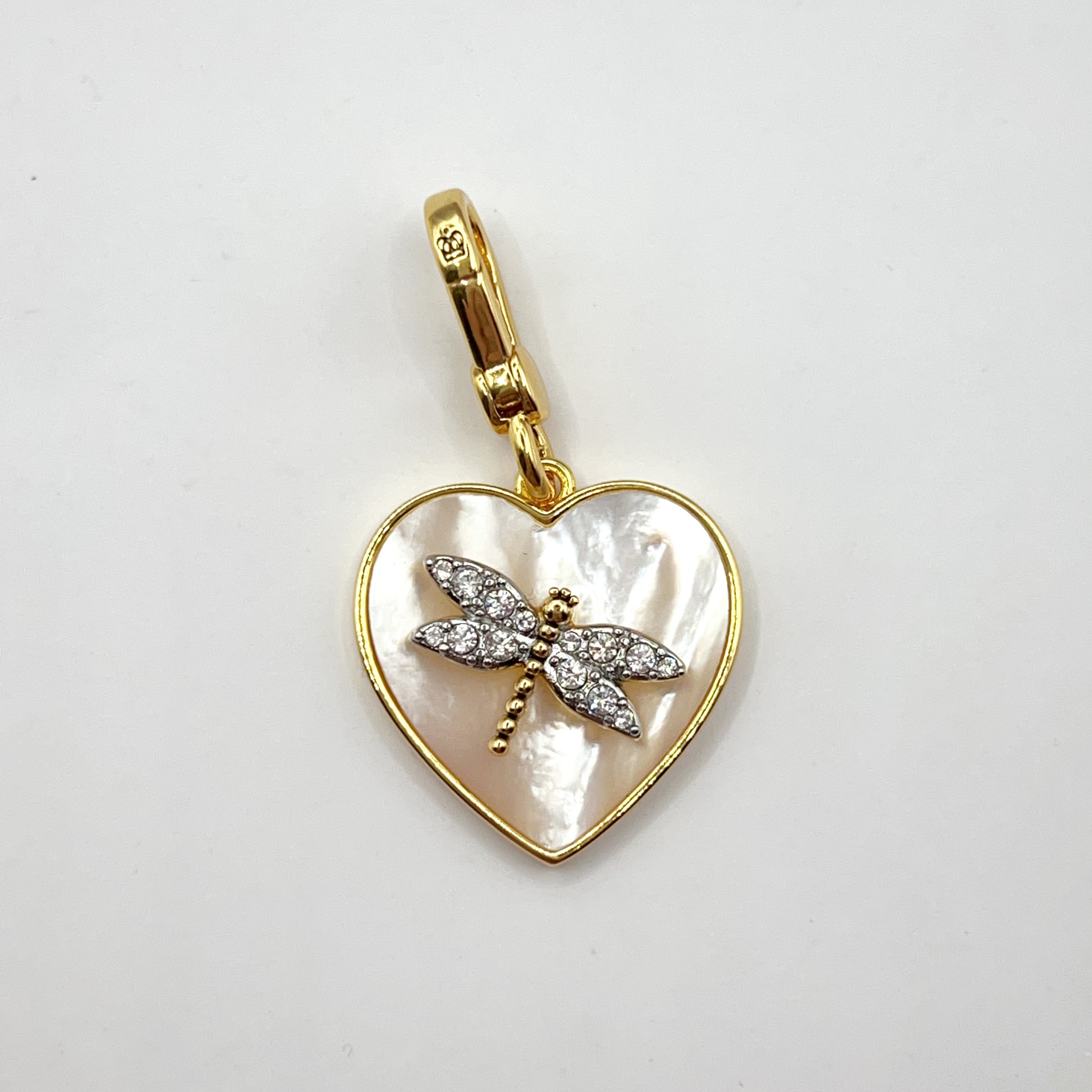 JC643-Juicy Couture dragonfly and heart charm