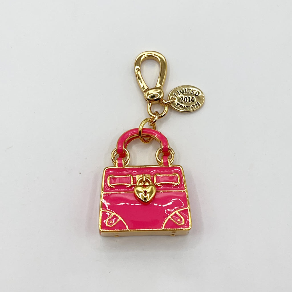 JC076-Juicy Couture pink purse charm
