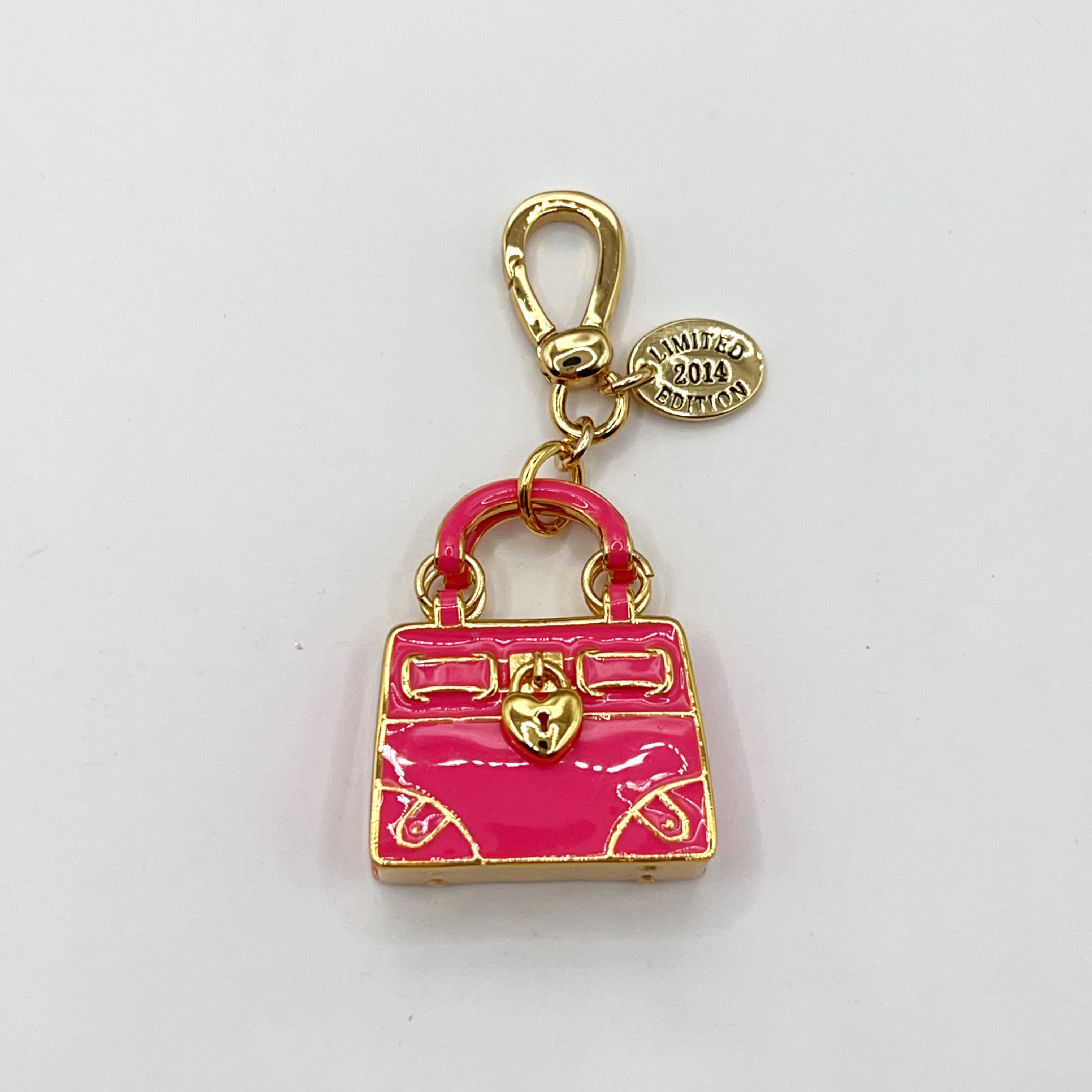 JC076-Juicy Couture pink purse charm