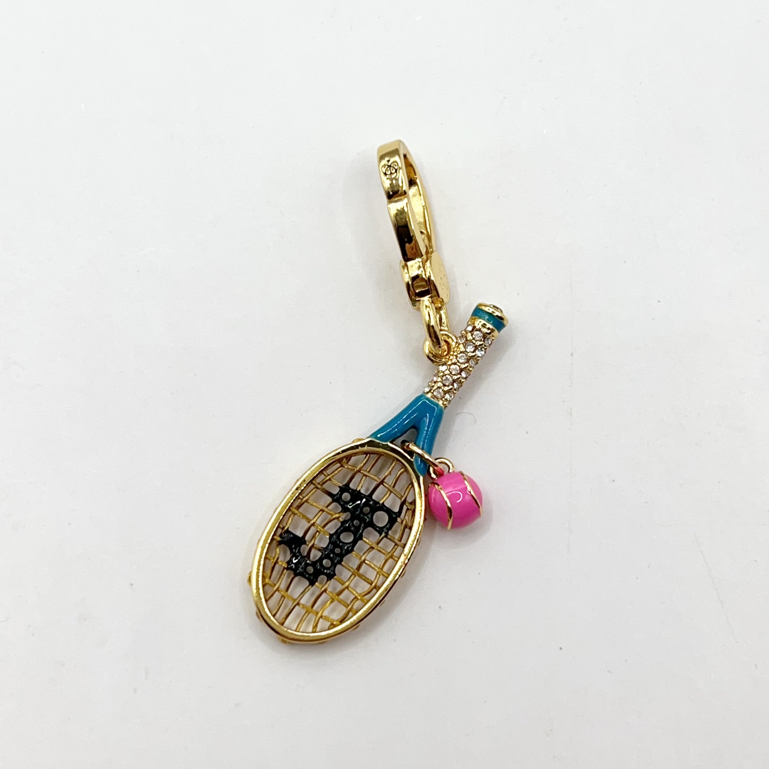 P11-Juicy Couture tennis racket charm