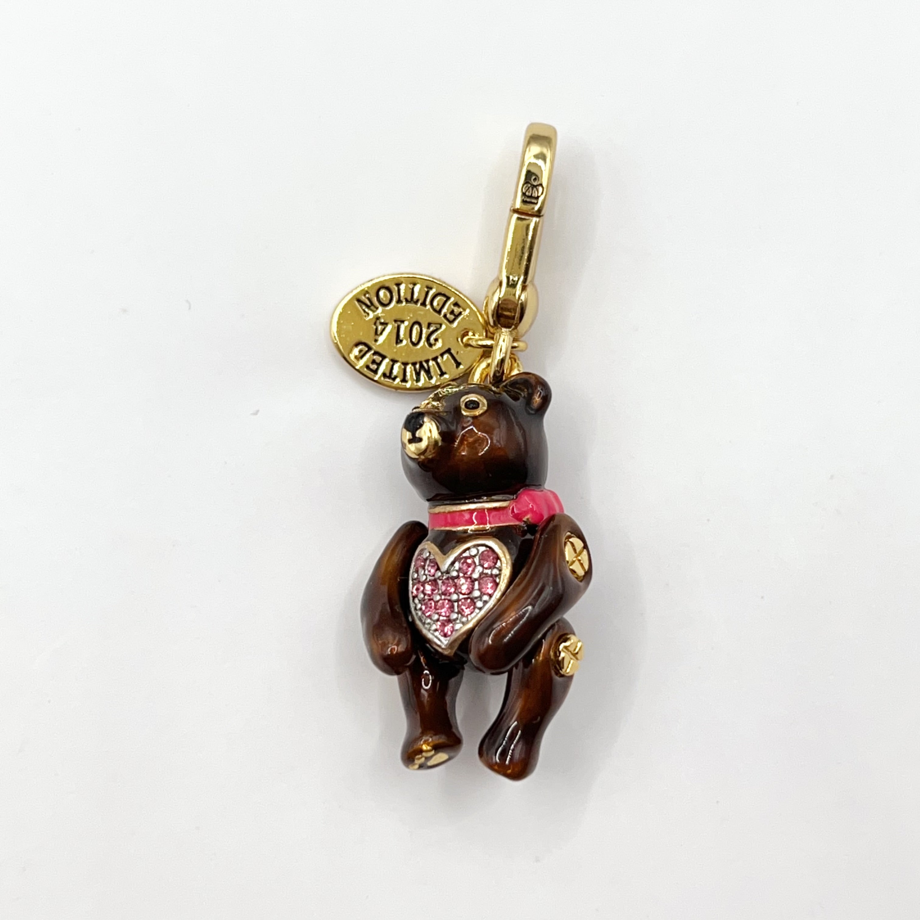 JC610-Juicy Couture brown bear charm